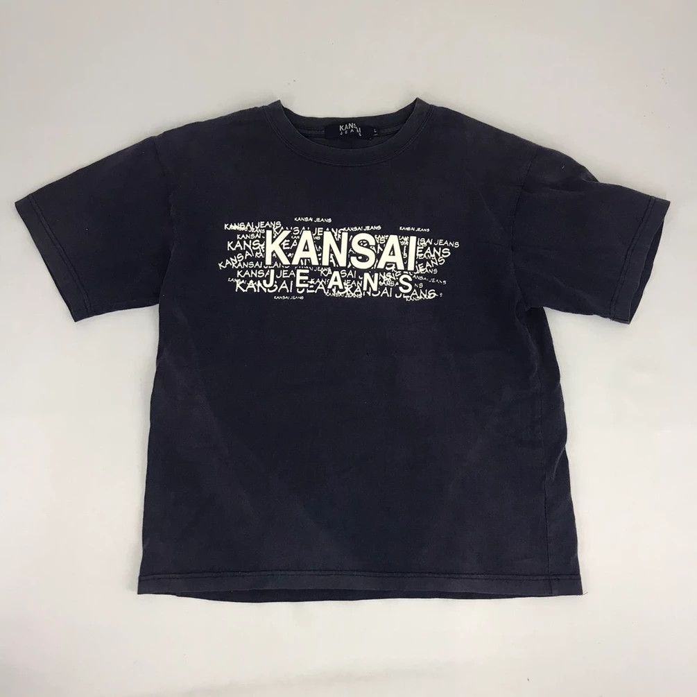 Japanese Brand Kansai Yamamoto Tee Wording Graphic Big logo Size M / US 6-8 / IT 42-44 - 1 Thumbnail