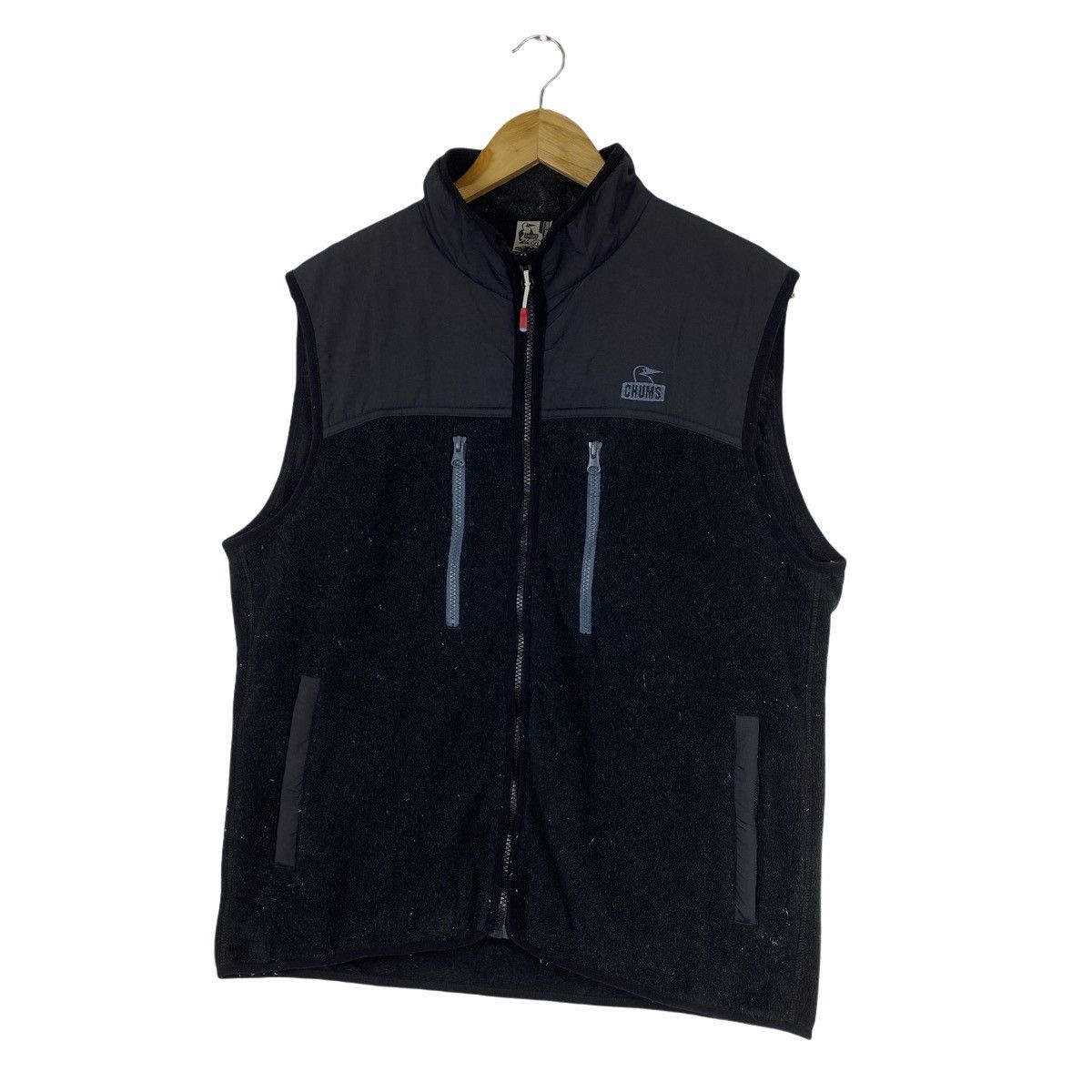 Chums × Vintage Vintage CHUMS Small Logo Fleece Vest Jacket Sleeveless Size US M / EU 48-50 / 2 - 3 Thumbnail