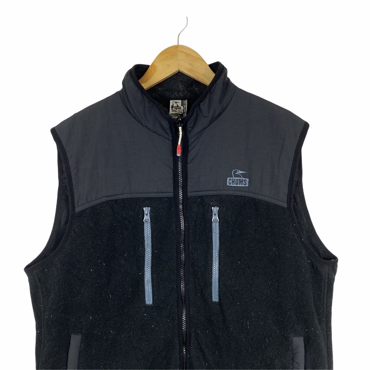 Chums × Vintage Vintage CHUMS Small Logo Fleece Vest Jacket Sleeveless Size US M / EU 48-50 / 2 - 4 Thumbnail