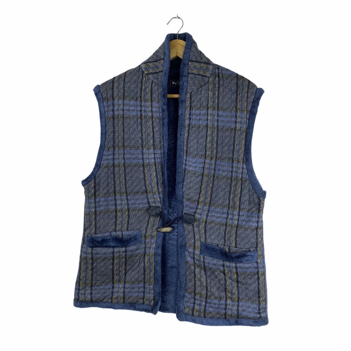 Valentino × Vintage Vintage VALENTINO COUPEAU Paris Fleece Vest Jacket Size US S / EU 44-46 / 1 - 4 Thumbnail