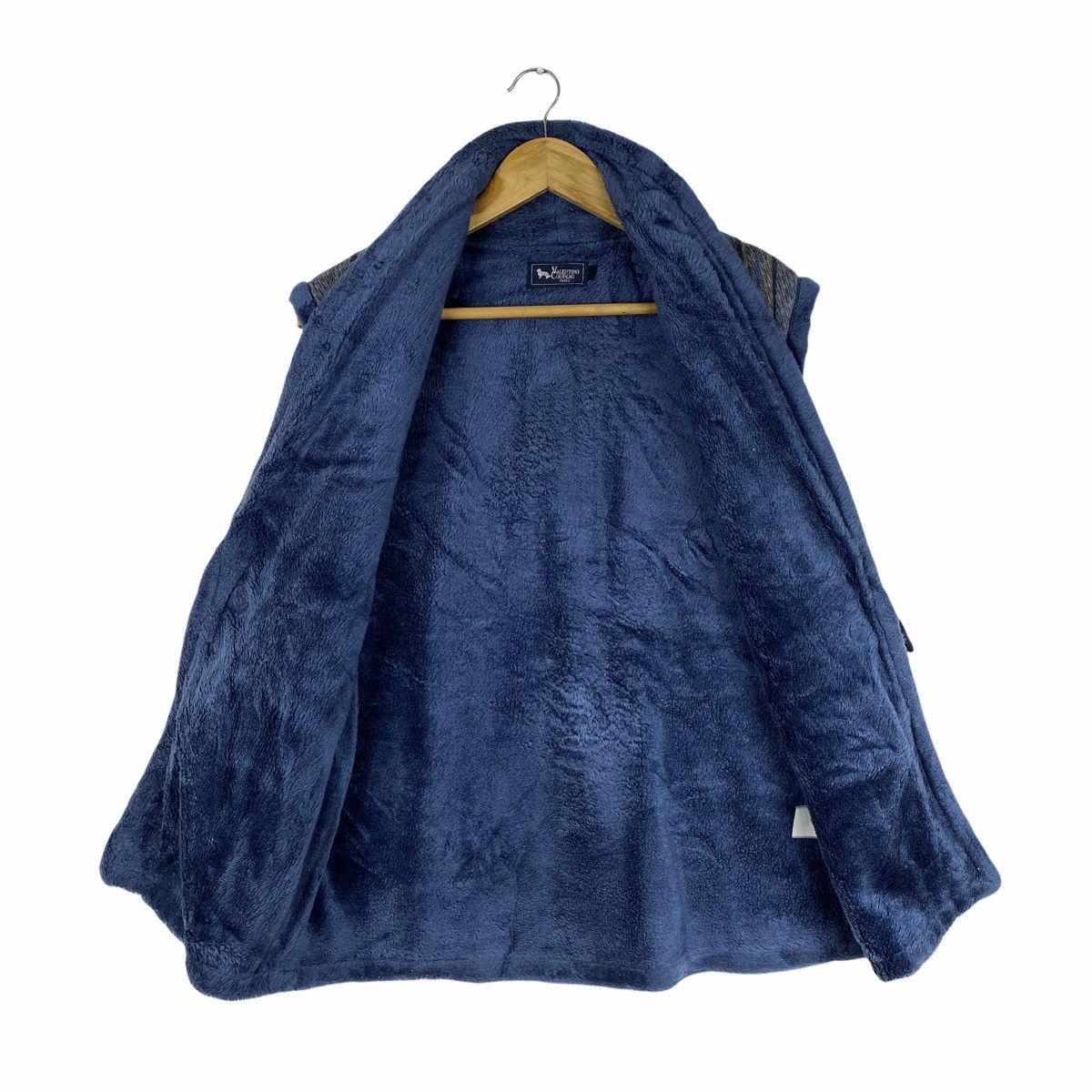 Valentino × Vintage Vintage VALENTINO COUPEAU Paris Fleece Vest Jacket Size US S / EU 44-46 / 1 - 3 Thumbnail