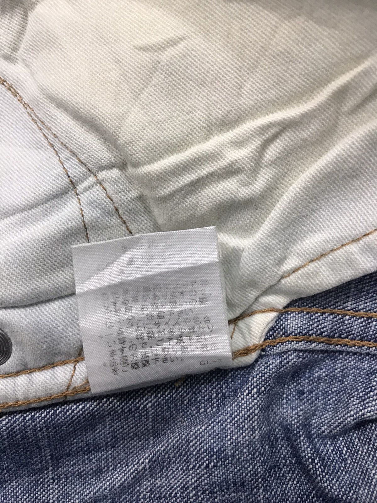 CABANE de ZUCCa Vintage Zucca De Cabane Straight Cut Pants Distressed Denim Size US 28 / EU 44 - 10 Thumbnail