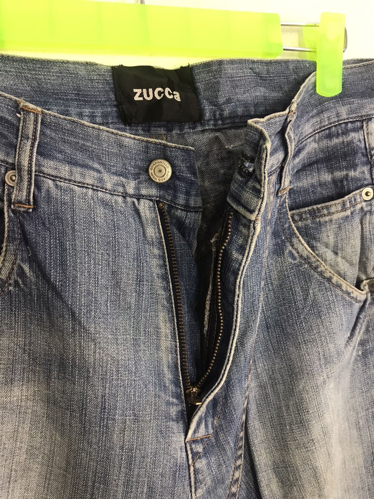 CABANE de ZUCCa Vintage Zucca De Cabane Straight Cut Pants Distressed Denim Size US 28 / EU 44 - 4 Thumbnail