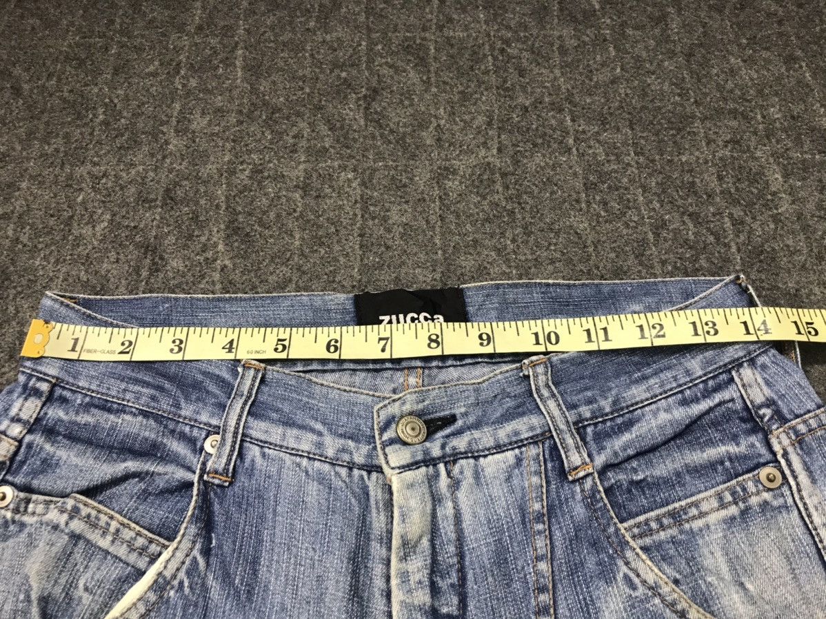 CABANE de ZUCCa Vintage Zucca De Cabane Straight Cut Pants Distressed Denim Size US 28 / EU 44 - 11 Thumbnail