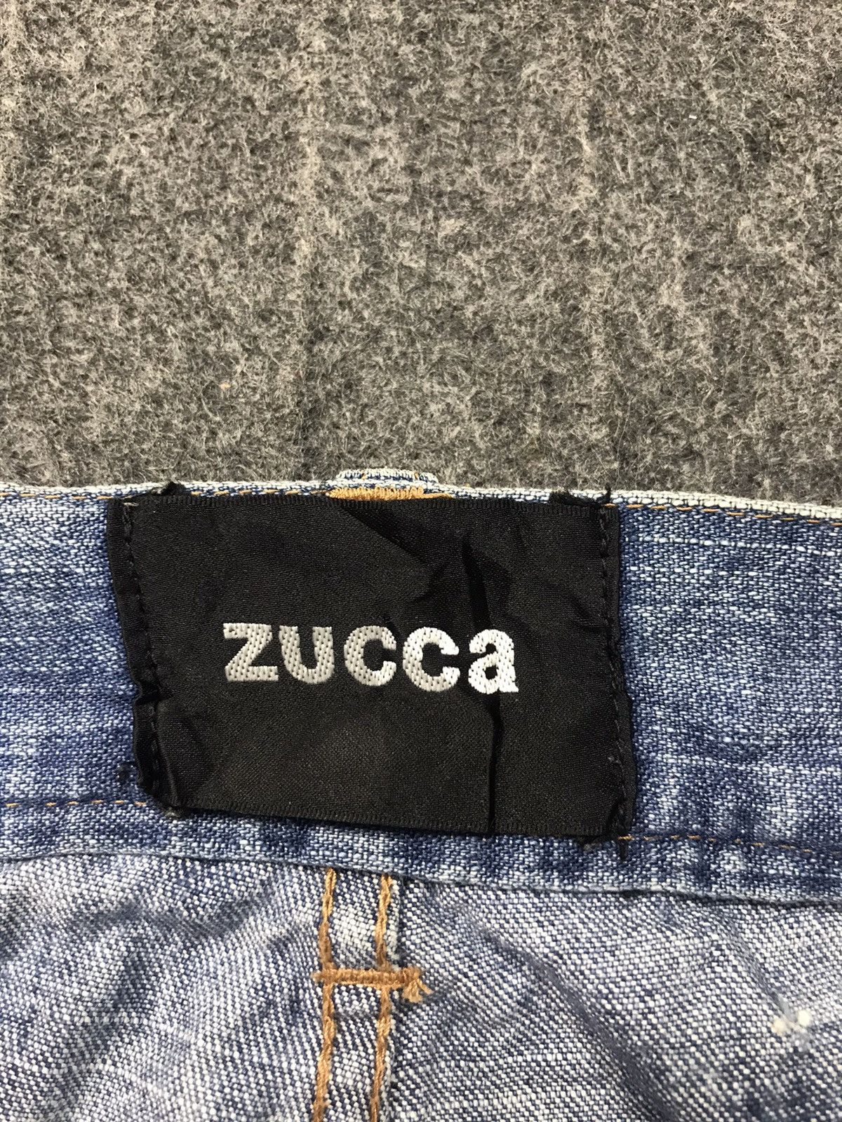 CABANE de ZUCCa Vintage Zucca De Cabane Straight Cut Pants Distressed Denim Size US 28 / EU 44 - 7 Thumbnail