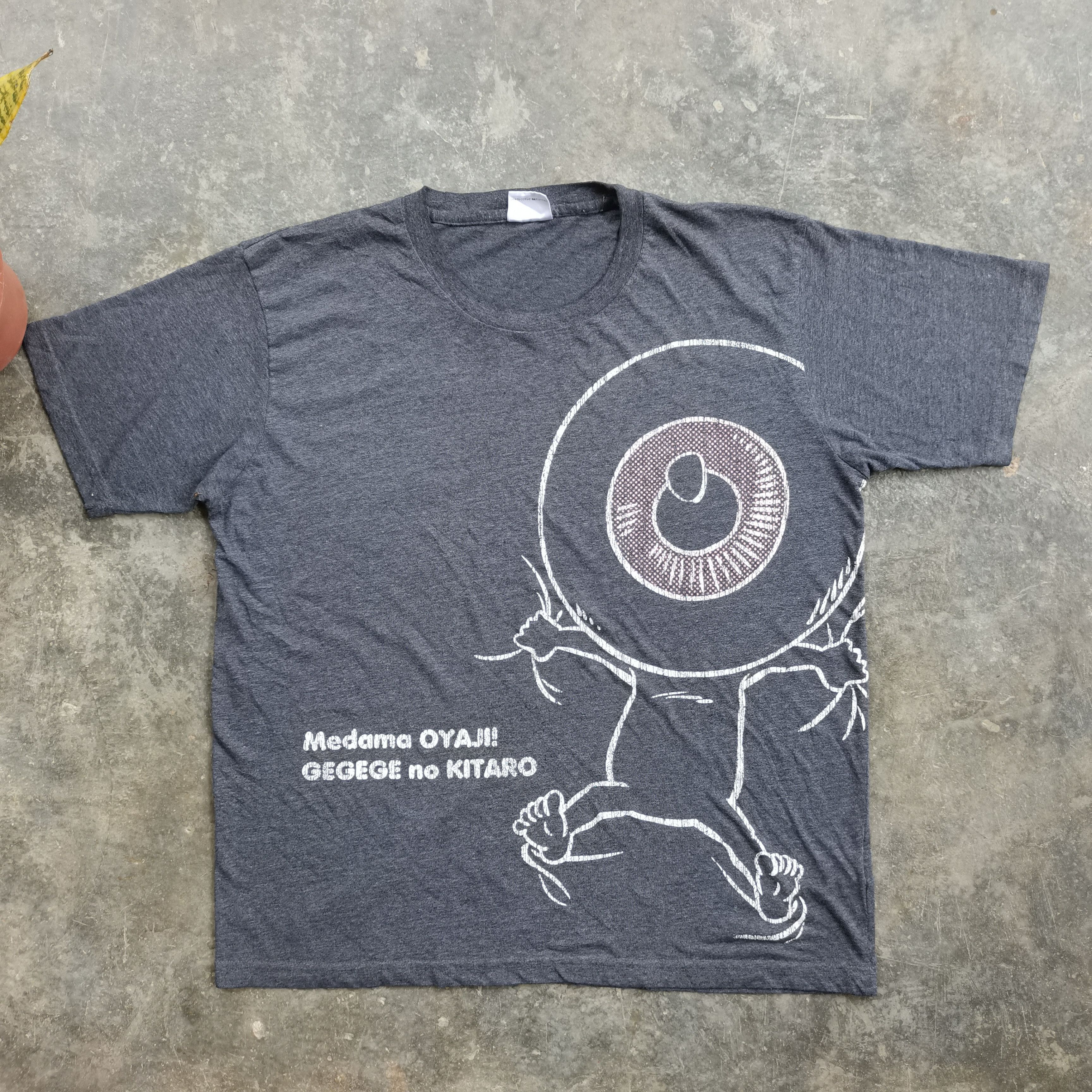 Anime Vintage Medamo Oyaji Short Sleeve Tshirt Size US XL / EU 56 / 4 - 1 Thumbnail
