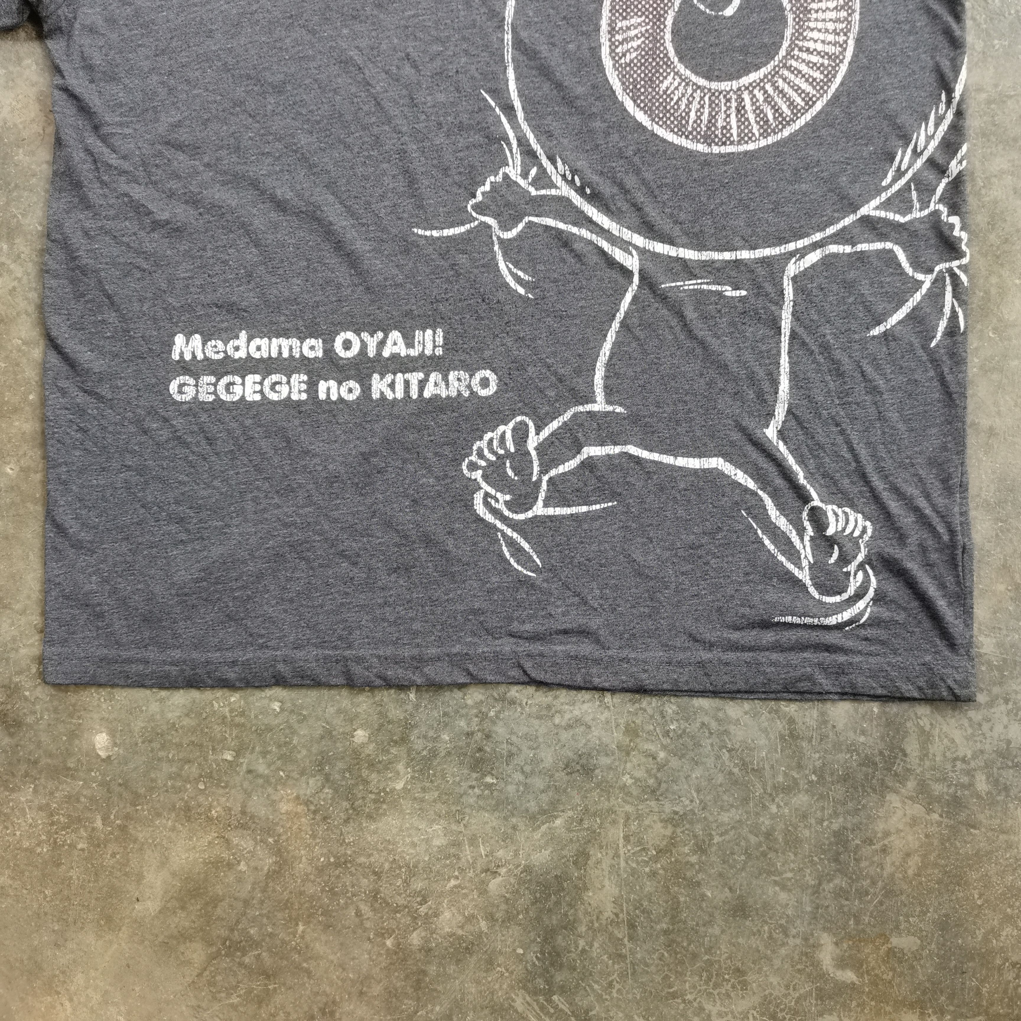 Anime Vintage Medamo Oyaji Short Sleeve Tshirt Size US XL / EU 56 / 4 - 3 Thumbnail