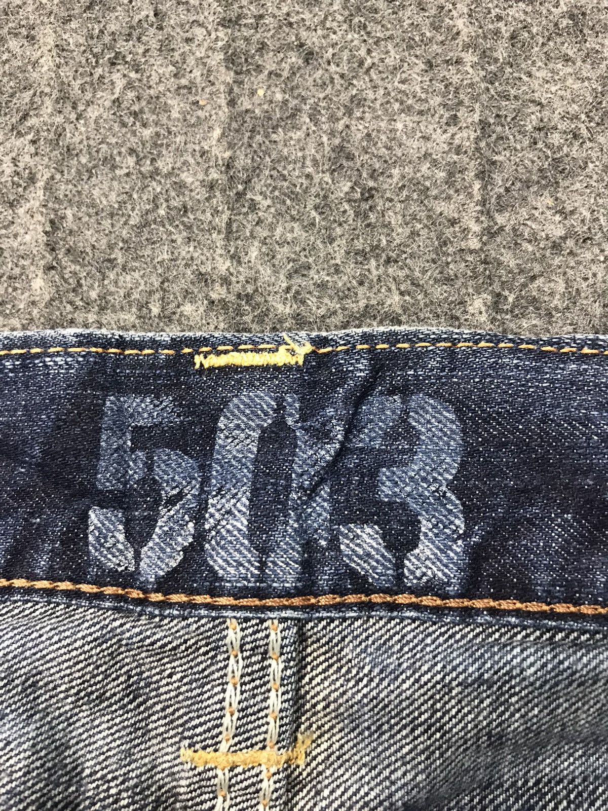 Edwin × Vintage Vintage Edwin Blue Trip Lot 503 Straight Cut Style Pants Size US 33 - 10 Thumbnail