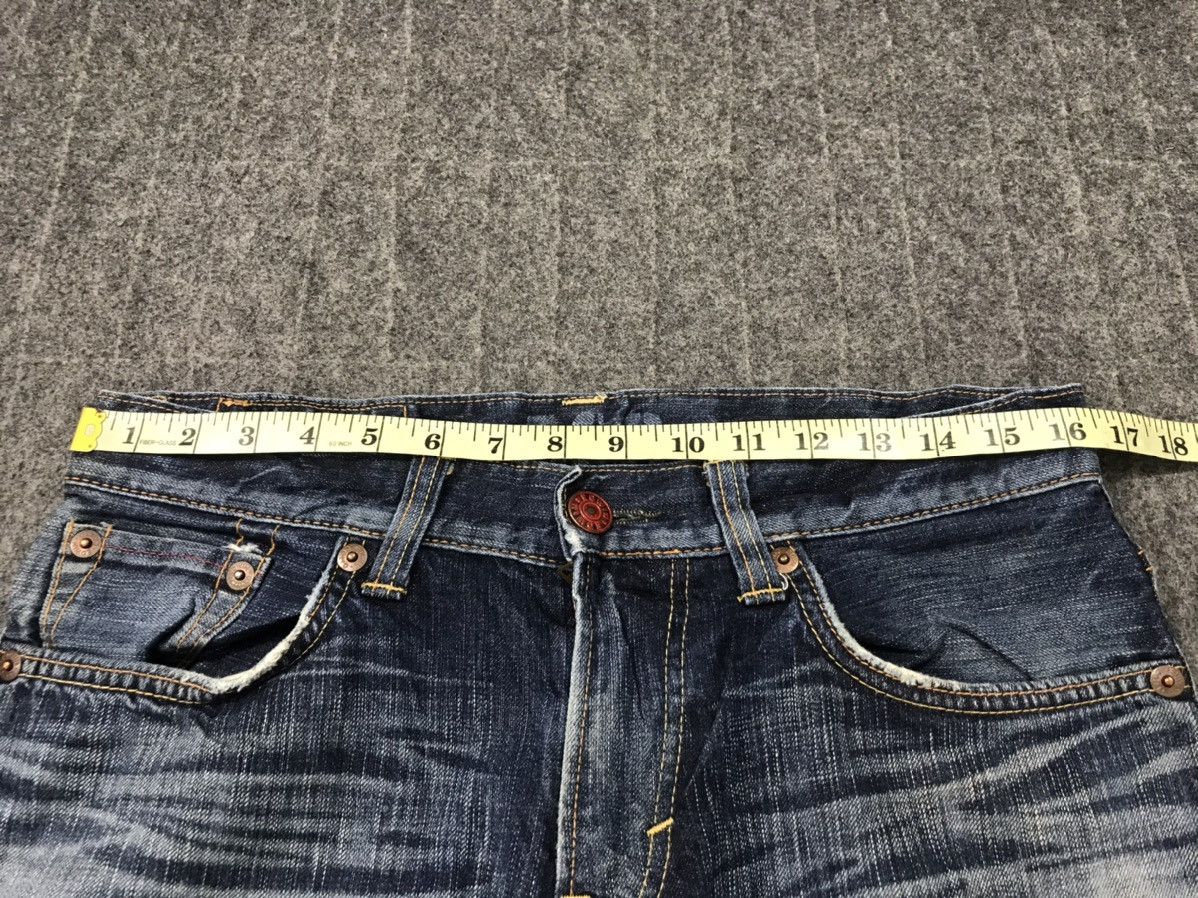 Edwin × Vintage Vintage Edwin Blue Trip Lot 503 Straight Cut Style Pants Size US 33 - 11 Thumbnail