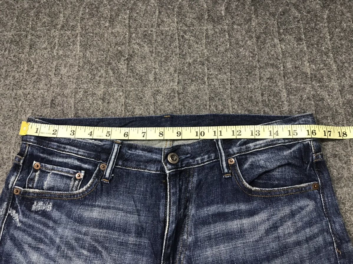 Japanese Brand Vintage Japanese Brand Straight Cut Pants Distressed Denim Size US 33 - 9 Thumbnail