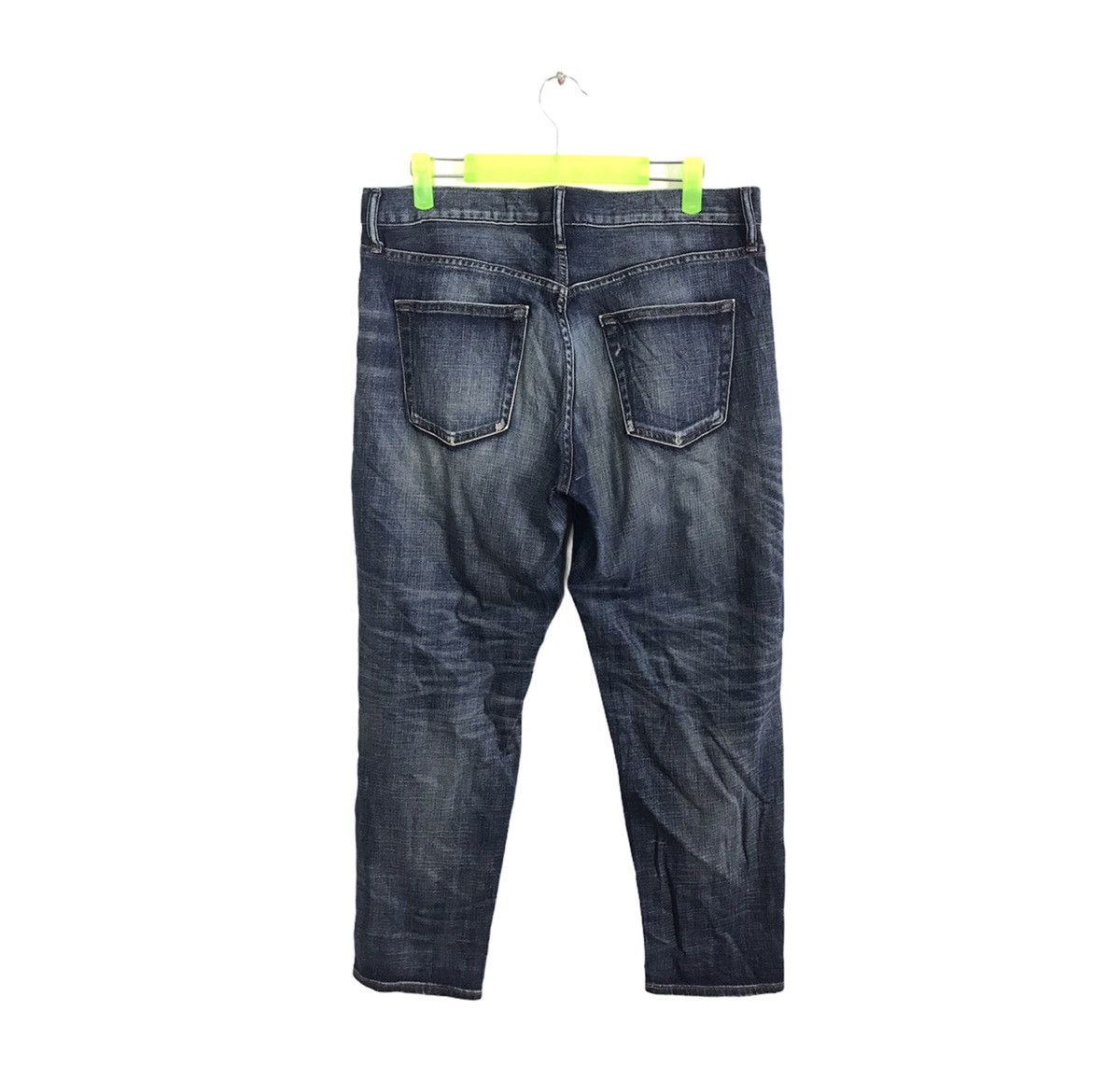 Japanese Brand Vintage Japanese Brand Straight Cut Pants Distressed Denim Size US 33 - 2 Thumbnail