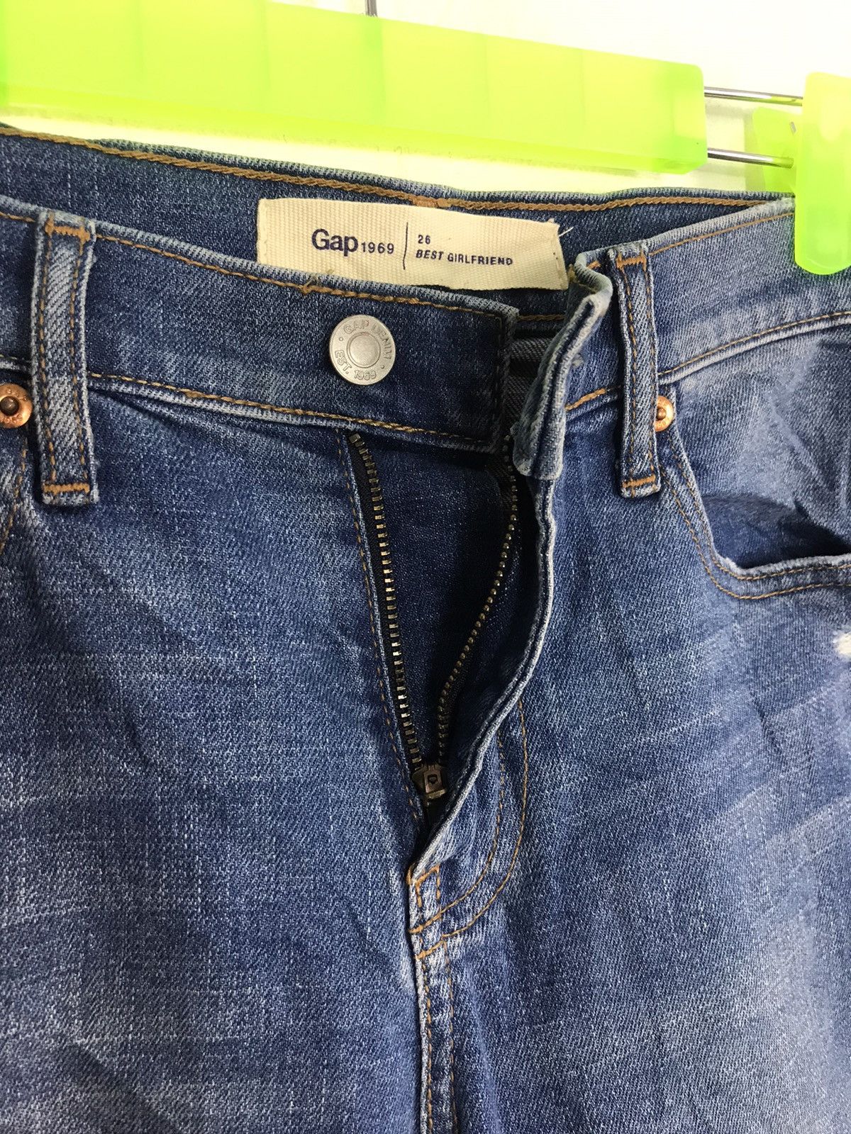 Gap × Vintage Vintage Gap 1969 Best Girlfriend Straight Cut Style Pants Size US 30 / EU 46 - 3 Thumbnail
