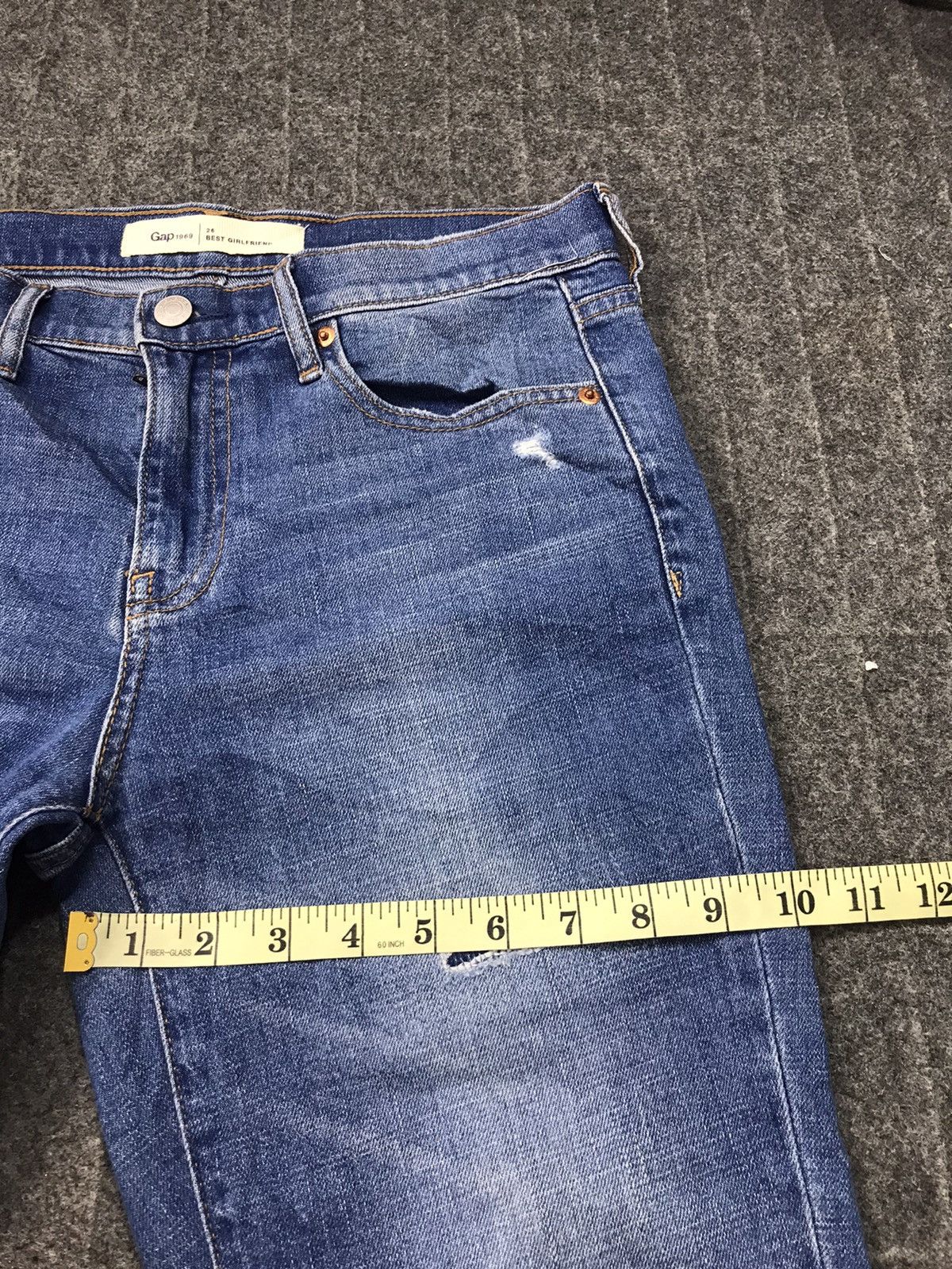 Gap × Vintage Vintage Gap 1969 Best Girlfriend Straight Cut Style Pants Size US 30 / EU 46 - 14 Thumbnail