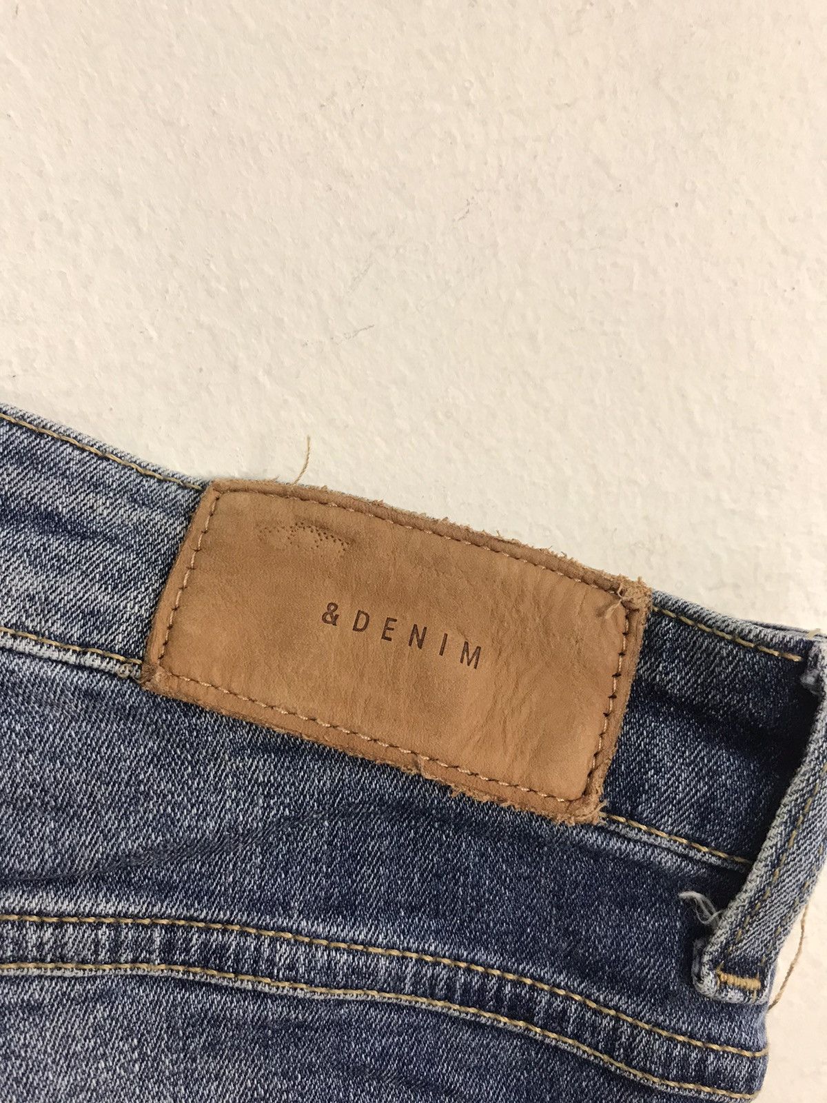 H&M × Vintage H&M Denim Skinny Cut Style Pants Buttonfly Distressed Denim Size US 29 - 5 Thumbnail