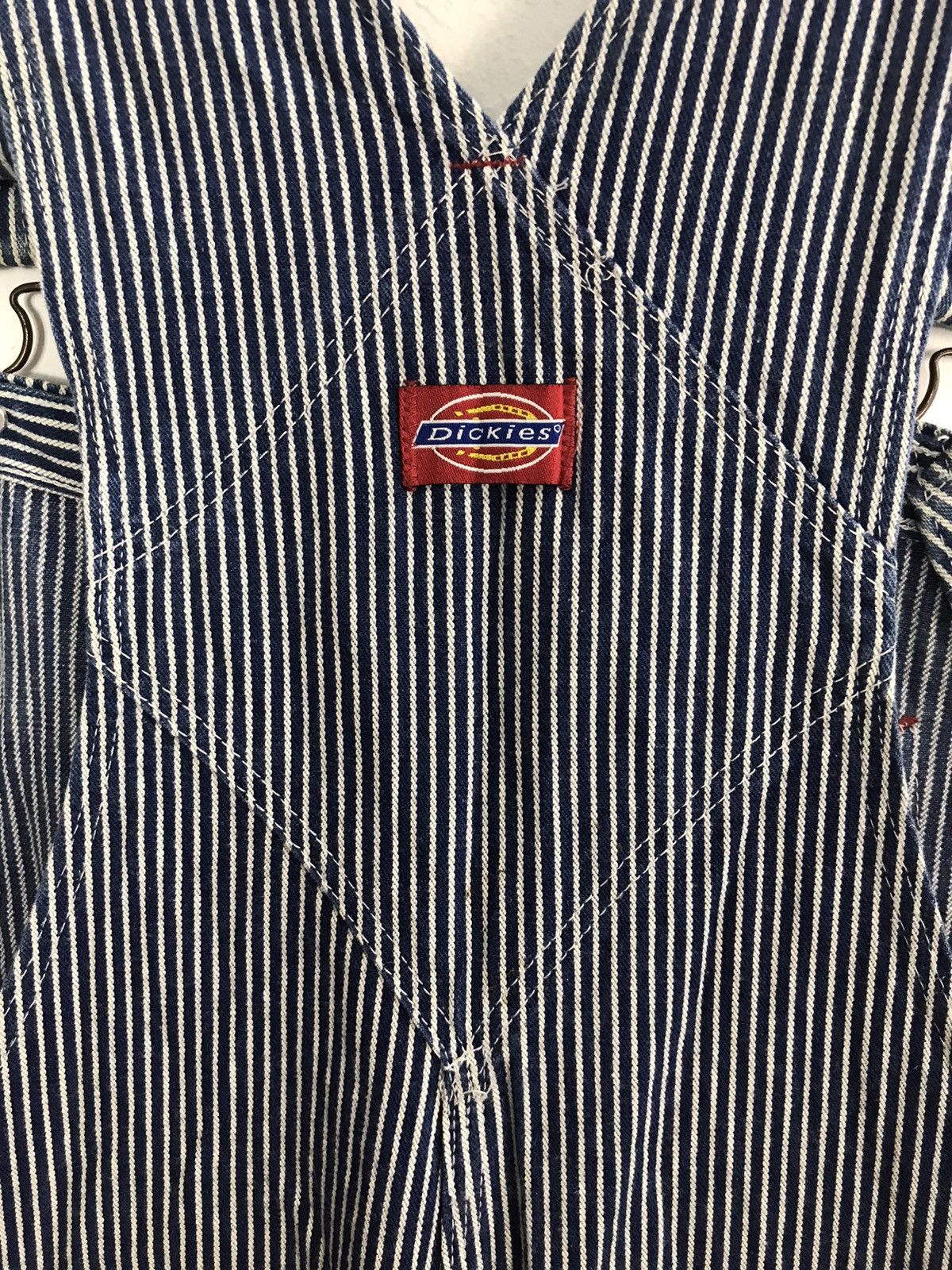 Dickies Dickies Coverall Overall Hickory Stripe Pant Workwear Size US 36 / EU 52 - 6 Thumbnail