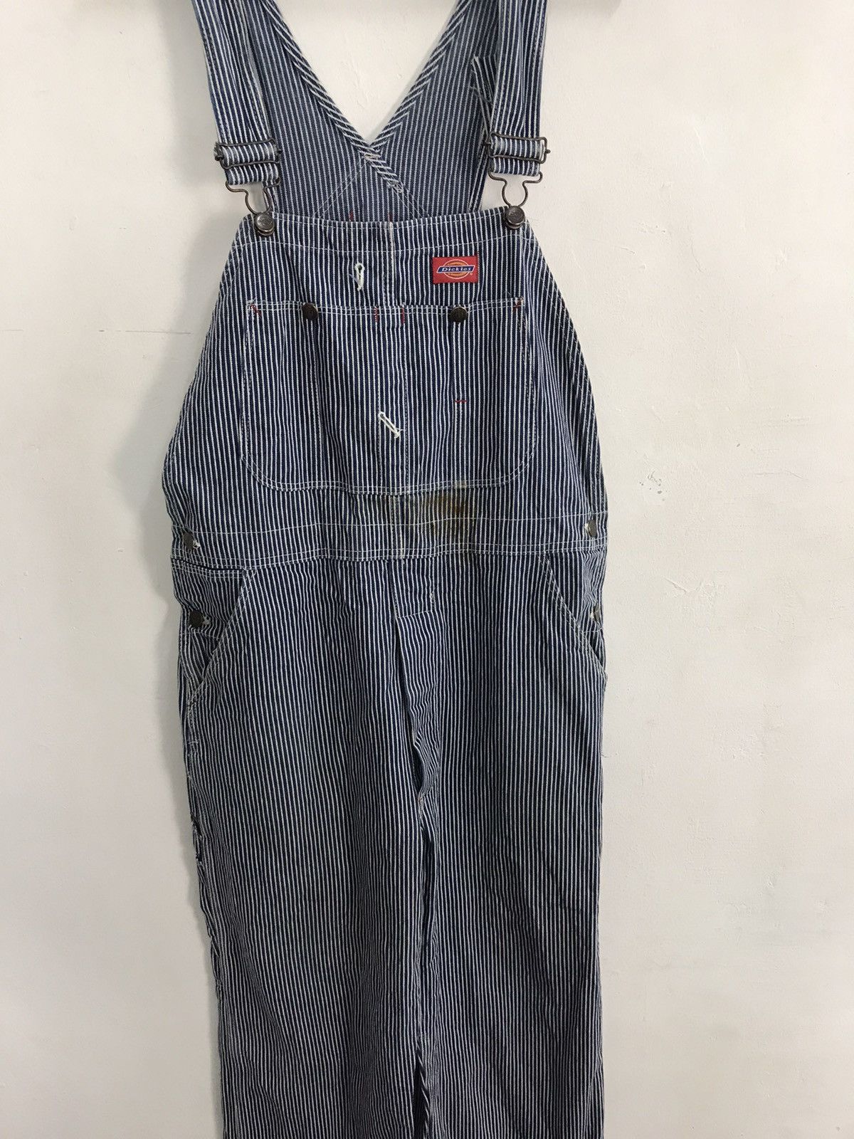Dickies Dickies Coverall Overall Hickory Stripe Pant Workwear Size US 36 / EU 52 - 3 Thumbnail