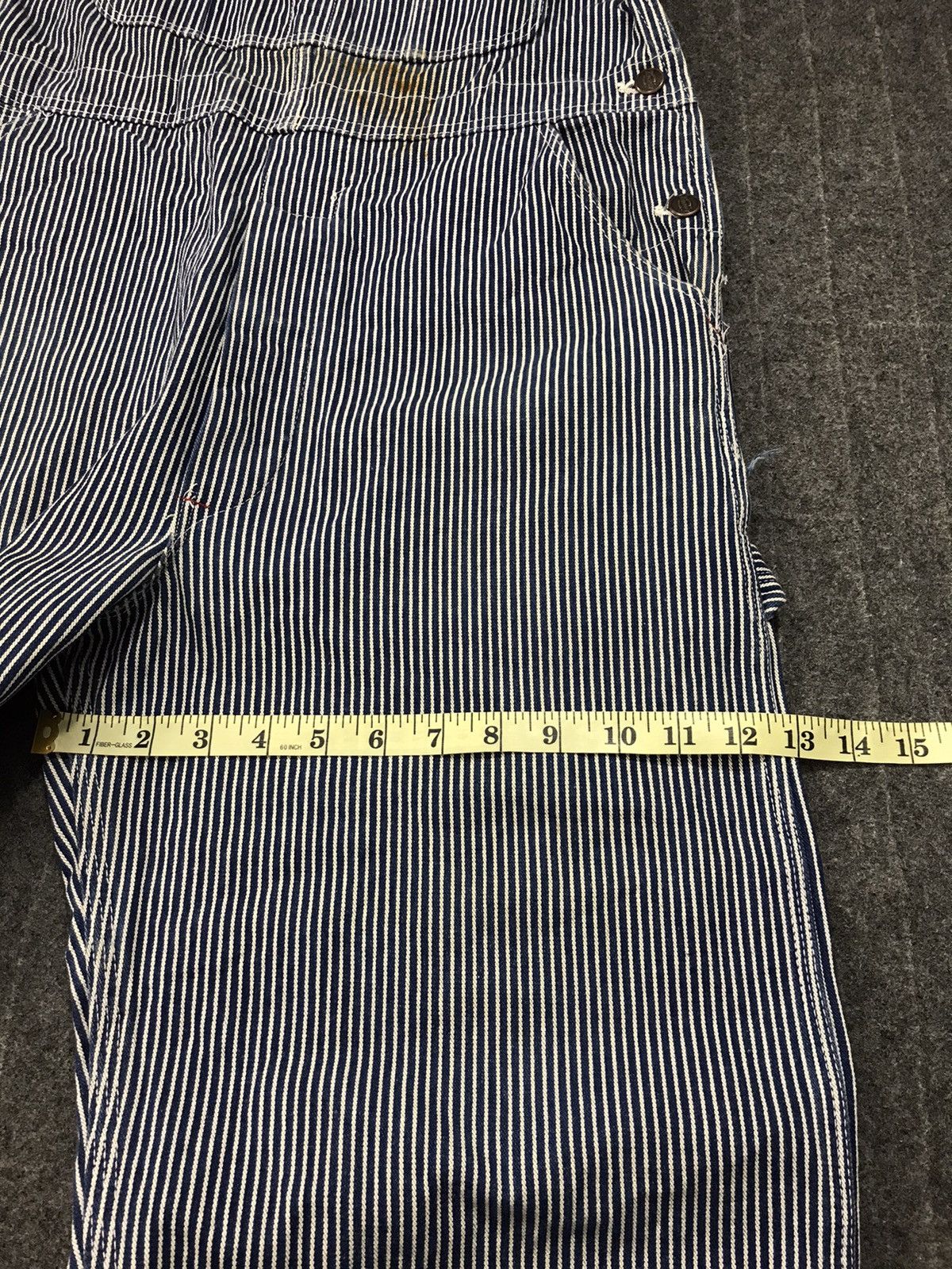 Dickies Dickies Coverall Overall Hickory Stripe Pant Workwear Size US 36 / EU 52 - 10 Thumbnail