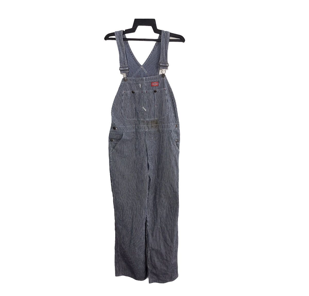 Dickies Dickies Coverall Overall Hickory Stripe Pant Workwear Size US 36 / EU 52 - 1 Thumbnail