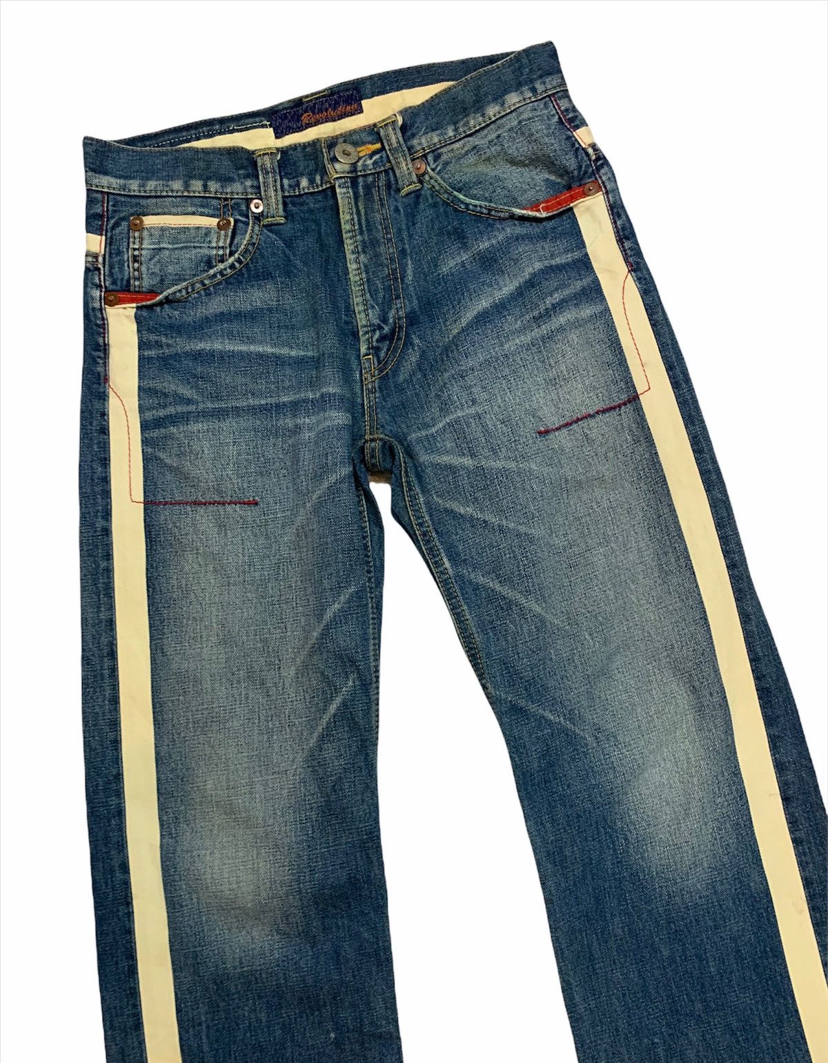 Japanese Brand Japanese Brand Revolution Regular Straight Track Jeans Size US 30 / EU 46 - 2 Thumbnail