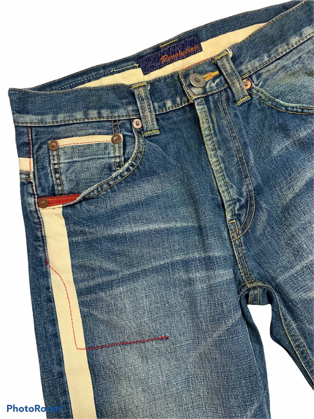 Japanese Brand Japanese Brand Revolution Regular Straight Track Jeans Size US 30 / EU 46 - 4 Thumbnail