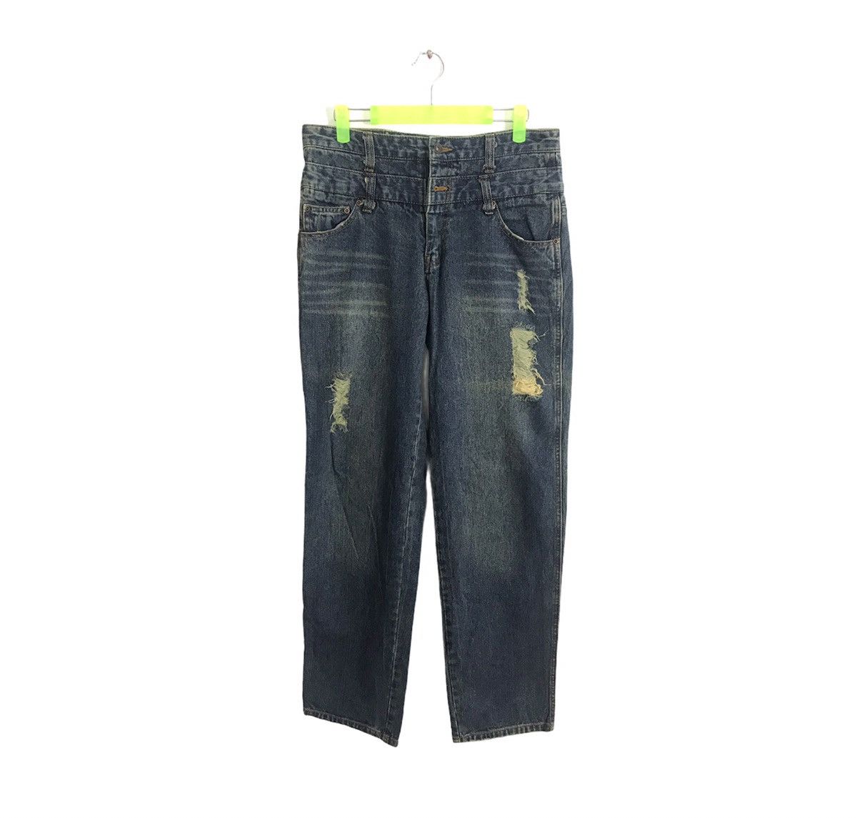Japanese Brand × Vintage Vintage TDE Japanese Brand Double Waist Style Pants Size 31 Size US 31 - 1 Thumbnail