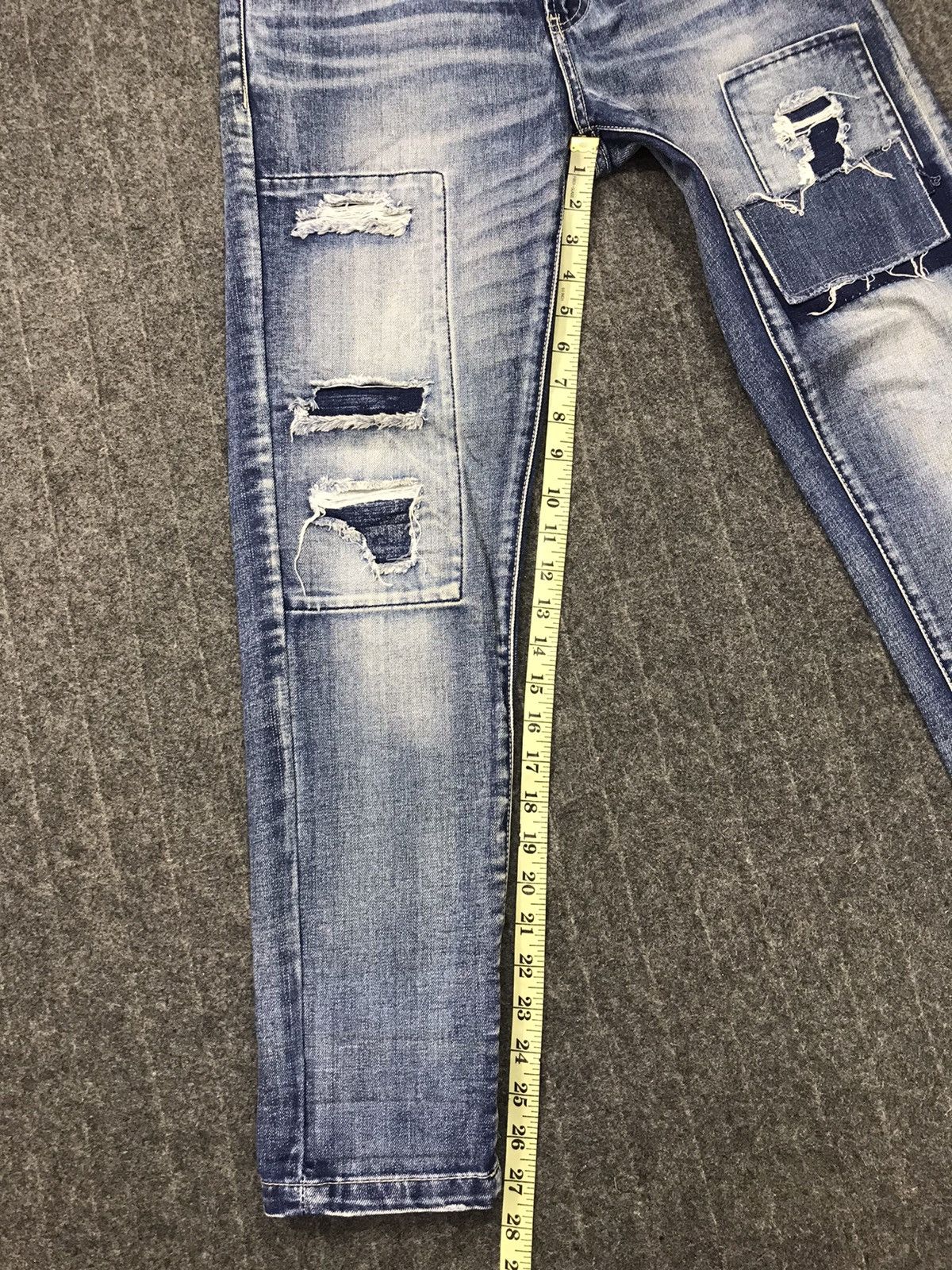 Vintage Vintage Japanese Brand Straight Cut Patchwork Style Pants Size US 30 / EU 46 - 10 Thumbnail