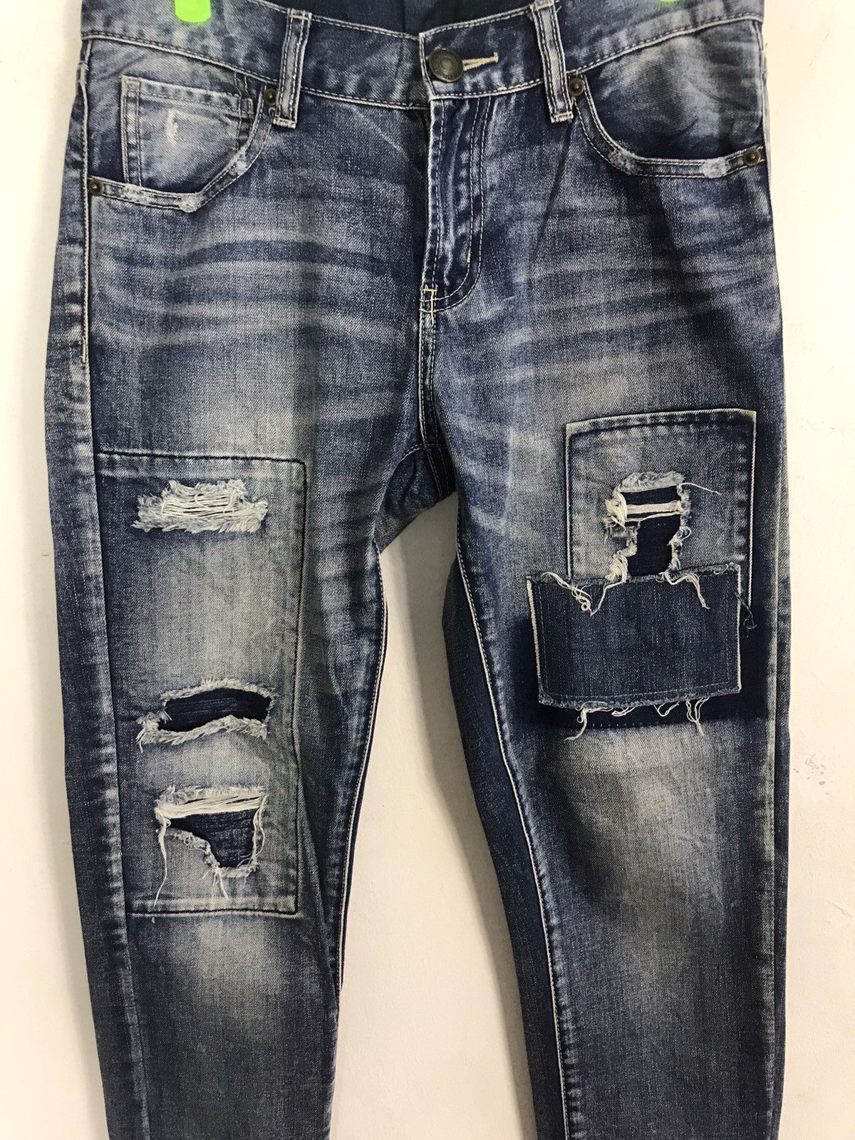 Vintage Vintage Japanese Brand Straight Cut Patchwork Style Pants Size US 30 / EU 46 - 14 Thumbnail