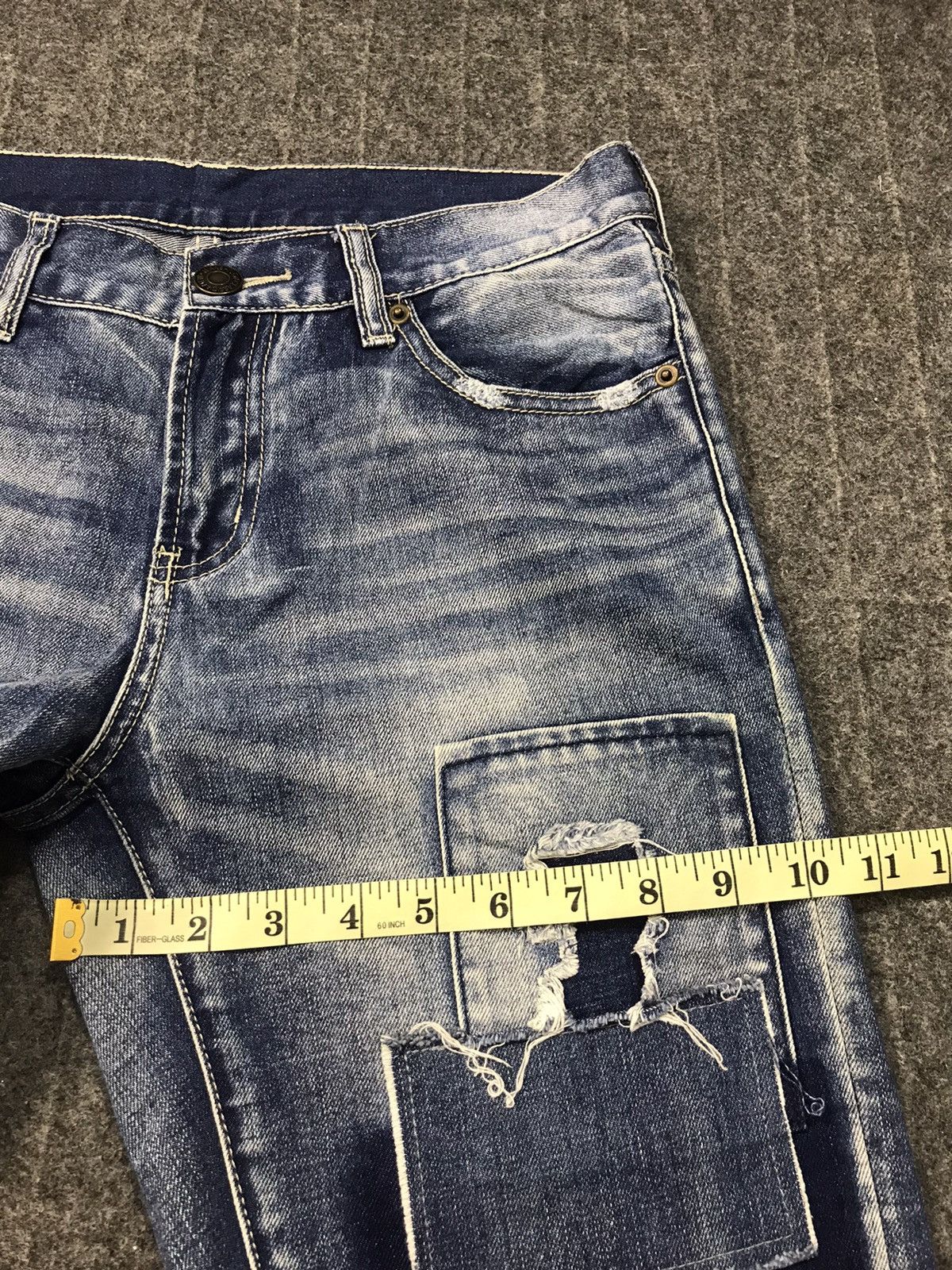 Vintage Vintage Japanese Brand Straight Cut Patchwork Style Pants Size US 30 / EU 46 - 12 Thumbnail