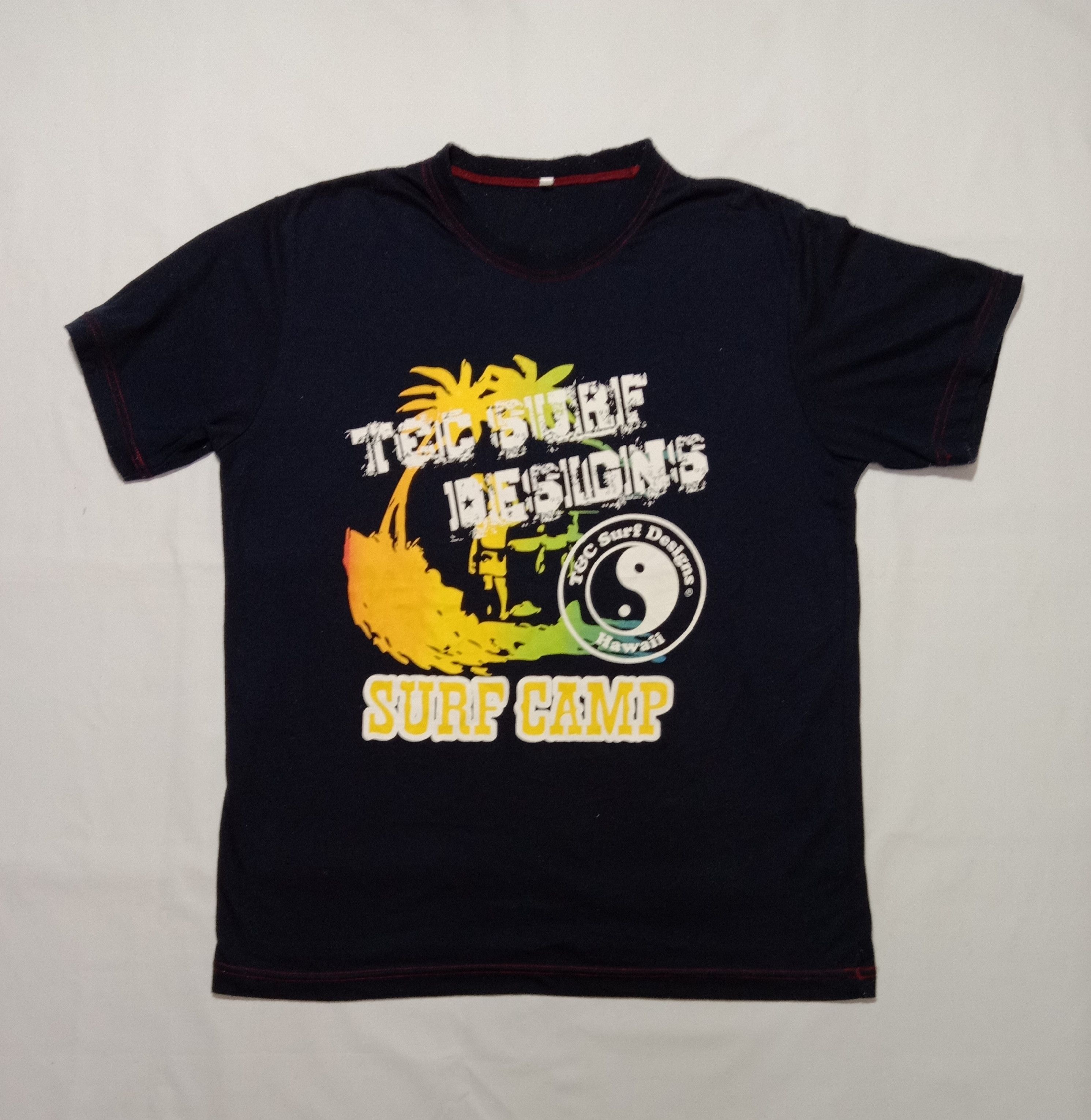 Japanese Brand T&C Surf Designs Hawaii Shirt Surf Camp Big Print Tee Size US M / EU 48-50 / 2 - 1 Thumbnail