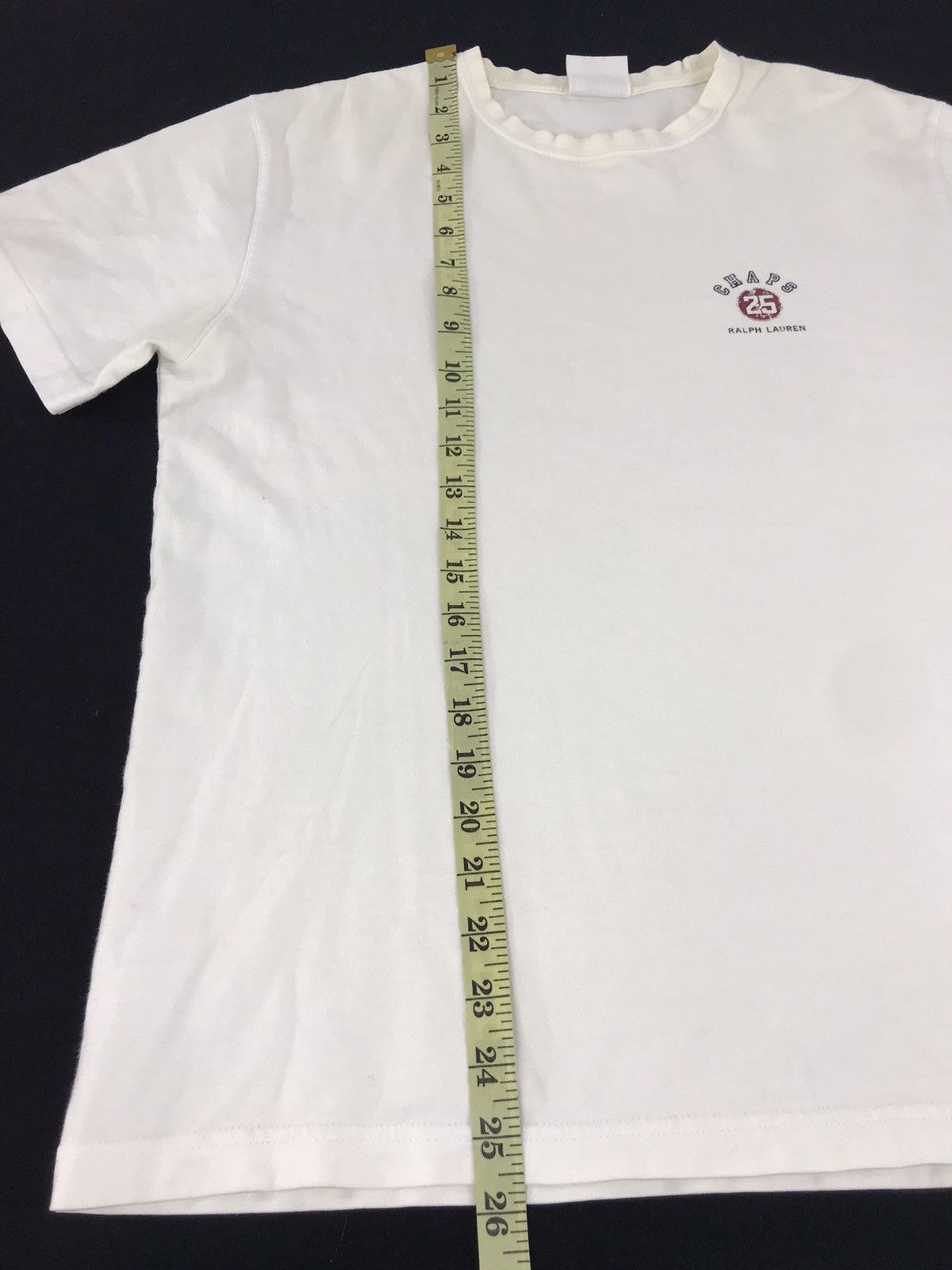 Chaps Ralph Lauren × Ralph Lauren × Vintage Chaps Ralph Lauren Island Paradise Spell Out Tee Size US M / EU 48-50 / 2 - 10 Thumbnail