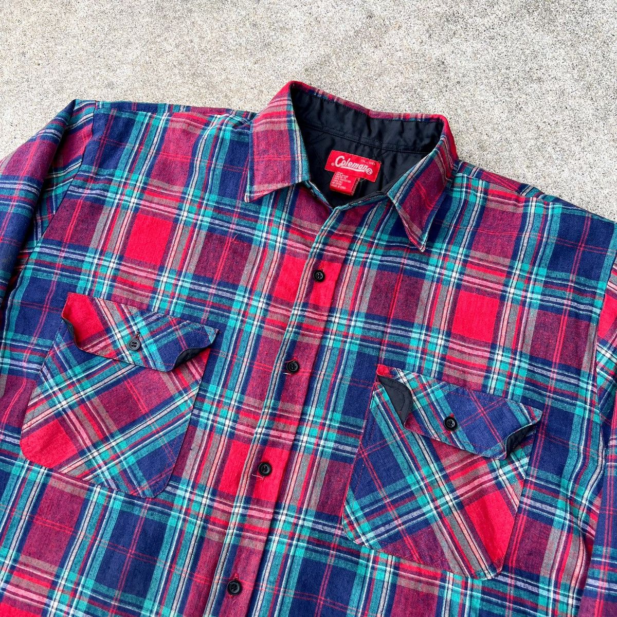 Flannel × Vintage Vintage 90s Insulated Flannel Workwear Plaid Shirt Jacket Size US XL / EU 56 / 4 - 5 Thumbnail