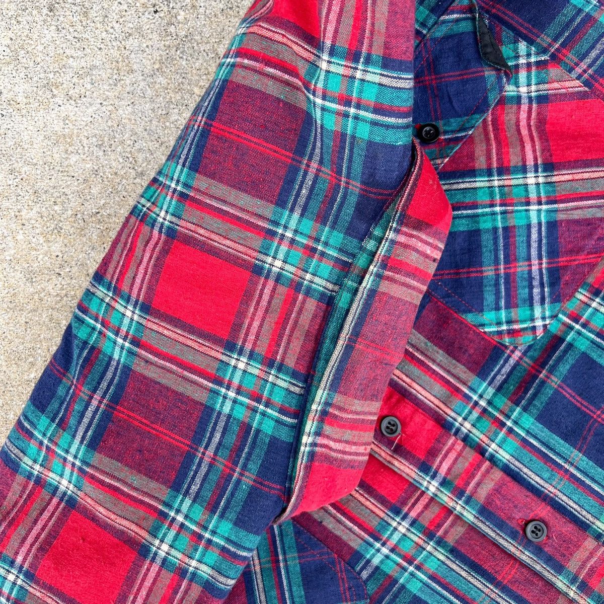 Flannel × Vintage Vintage 90s Insulated Flannel Workwear Plaid Shirt Jacket Size US XL / EU 56 / 4 - 8 Thumbnail