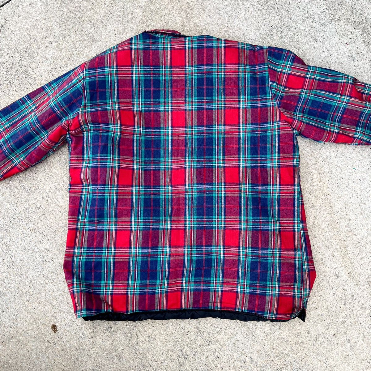 Flannel × Vintage Vintage 90s Insulated Flannel Workwear Plaid Shirt Jacket Size US XL / EU 56 / 4 - 9 Thumbnail