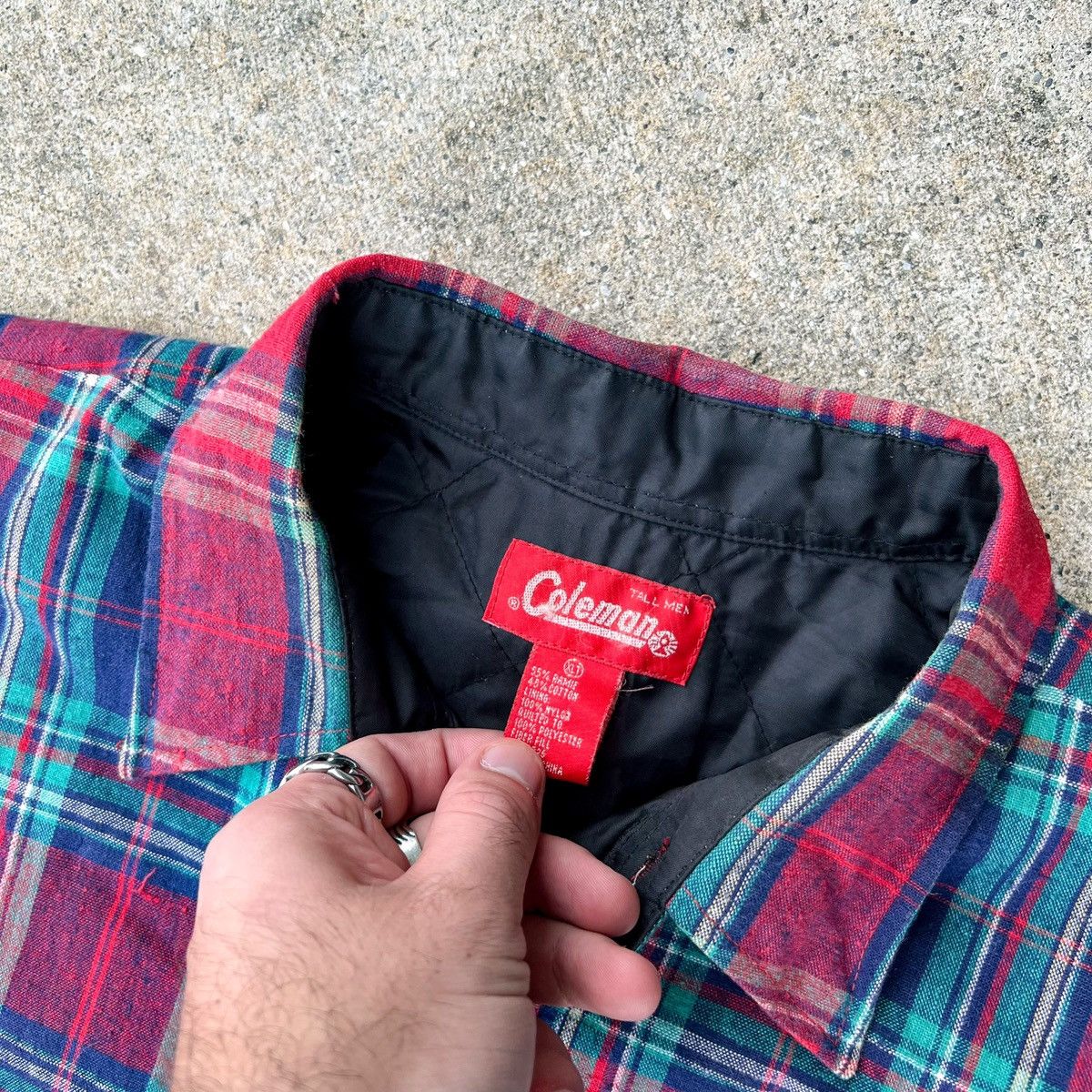 Flannel × Vintage Vintage 90s Insulated Flannel Workwear Plaid Shirt Jacket Size US XL / EU 56 / 4 - 2 Thumbnail