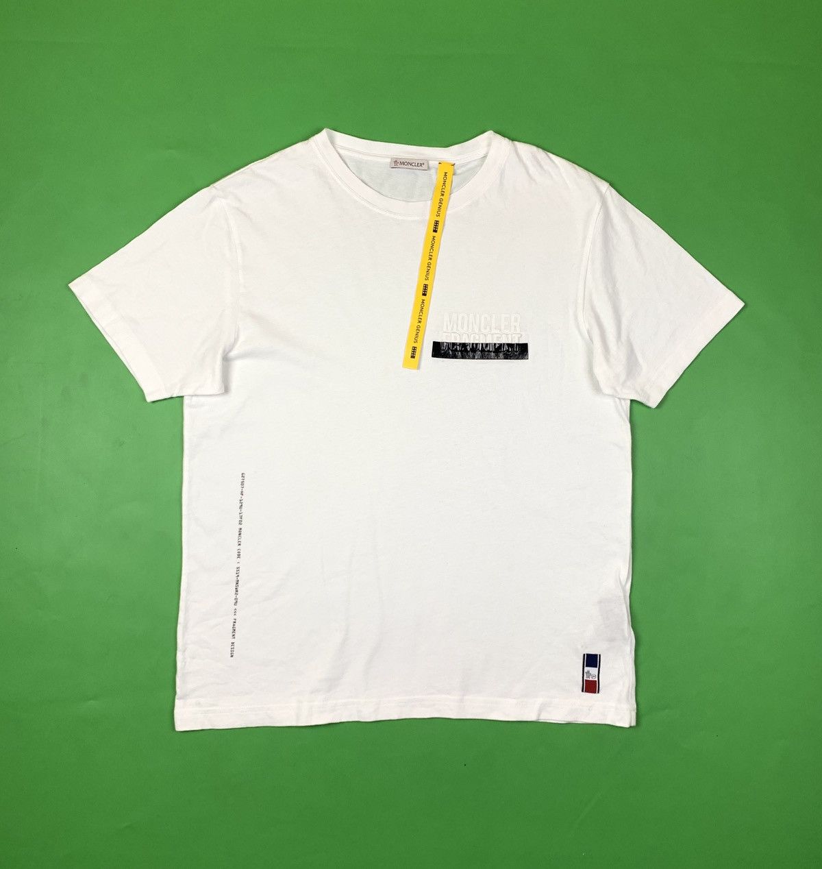 image of Genius Fragment Design White Cotton Maglia T-Shirt, Men's (Size Small)