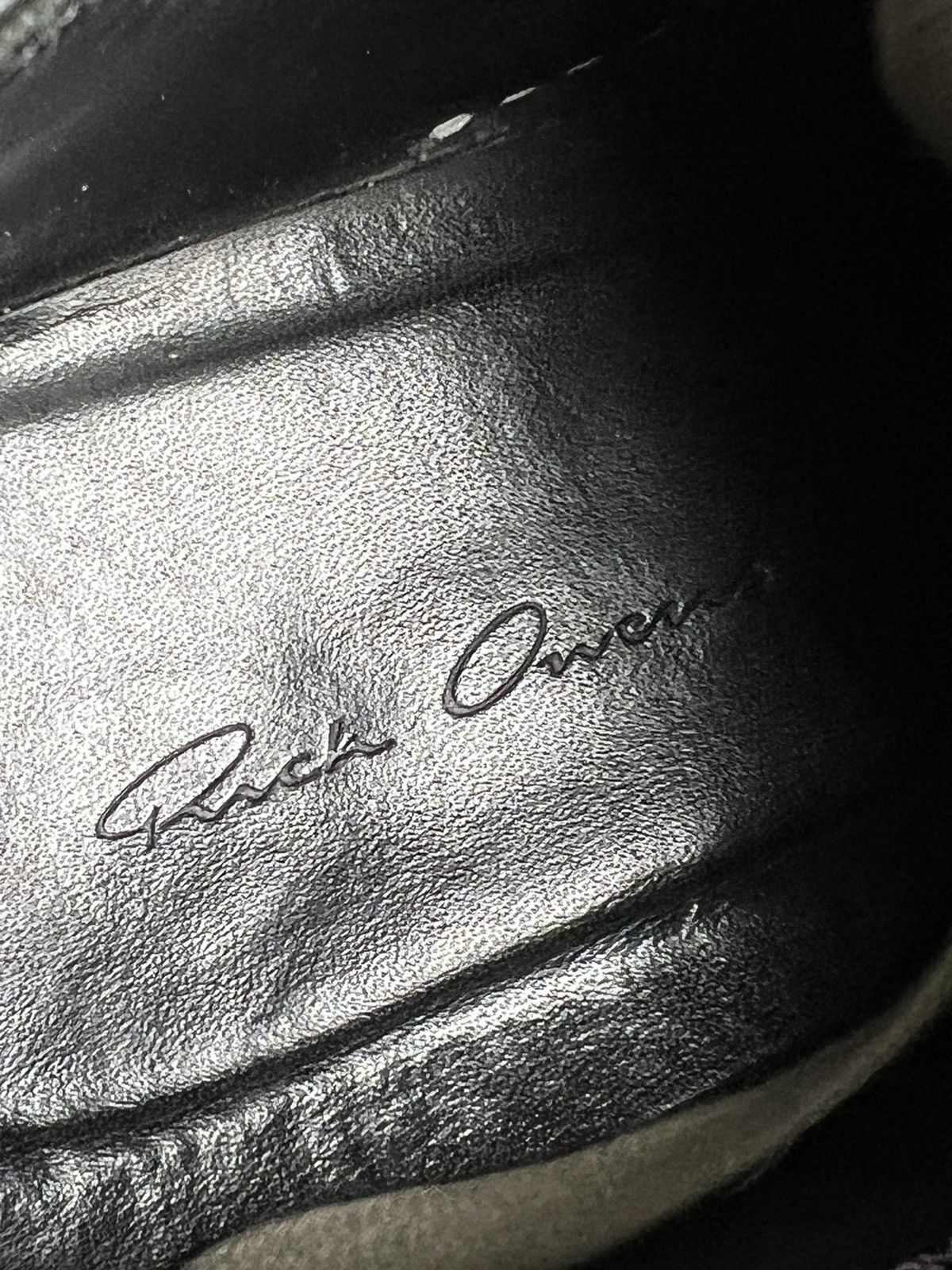 Rick Owens 2018 Rick Owens Mainline Leather Low Top Ramones - Size 44.5 Size US 11.5 / EU 44-45 - 12 Thumbnail