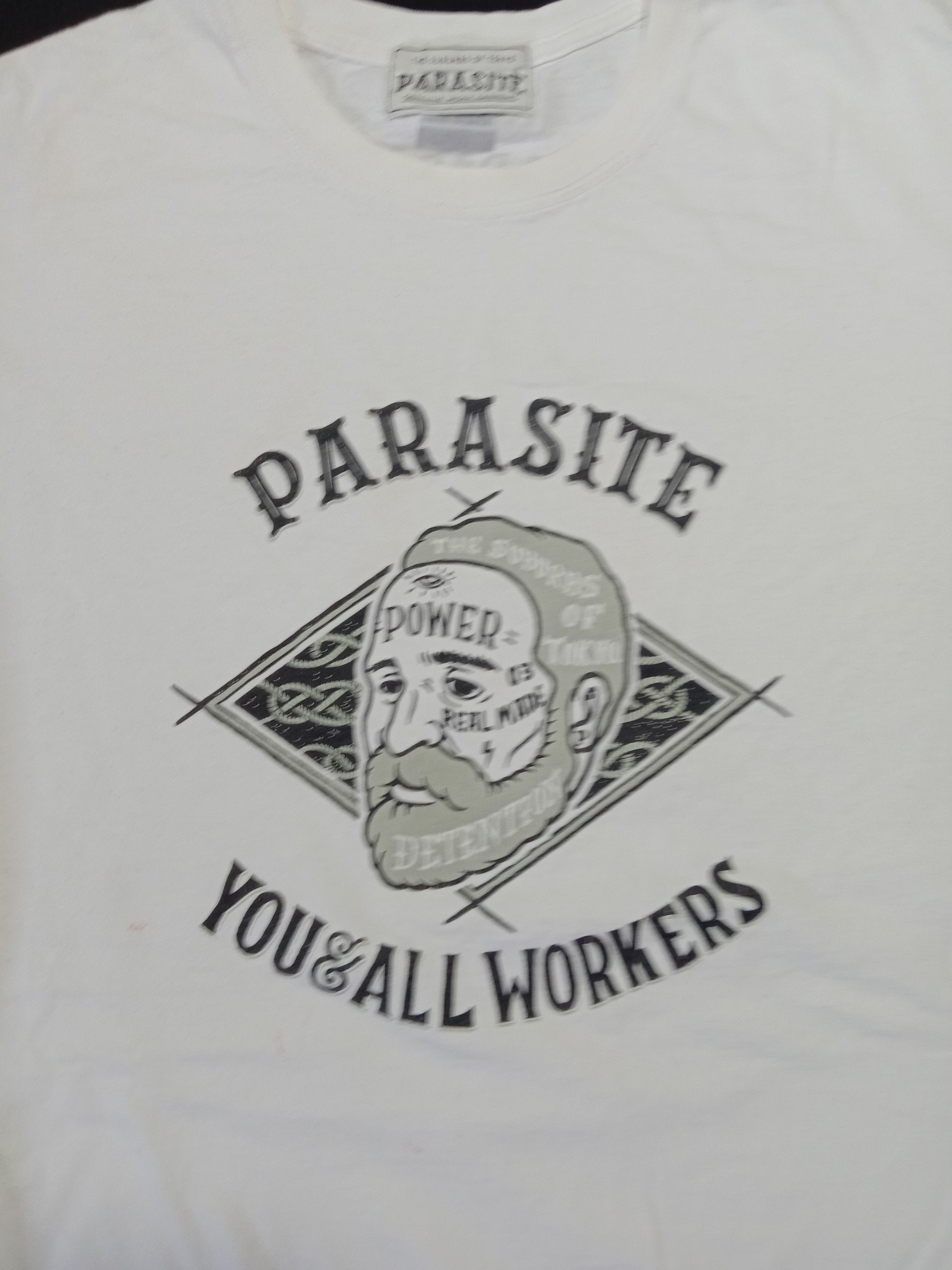 Parasite Parasite You and All Workers Tee Hype Very Rare Size US L / EU 52-54 / 3 - 2 Thumbnail