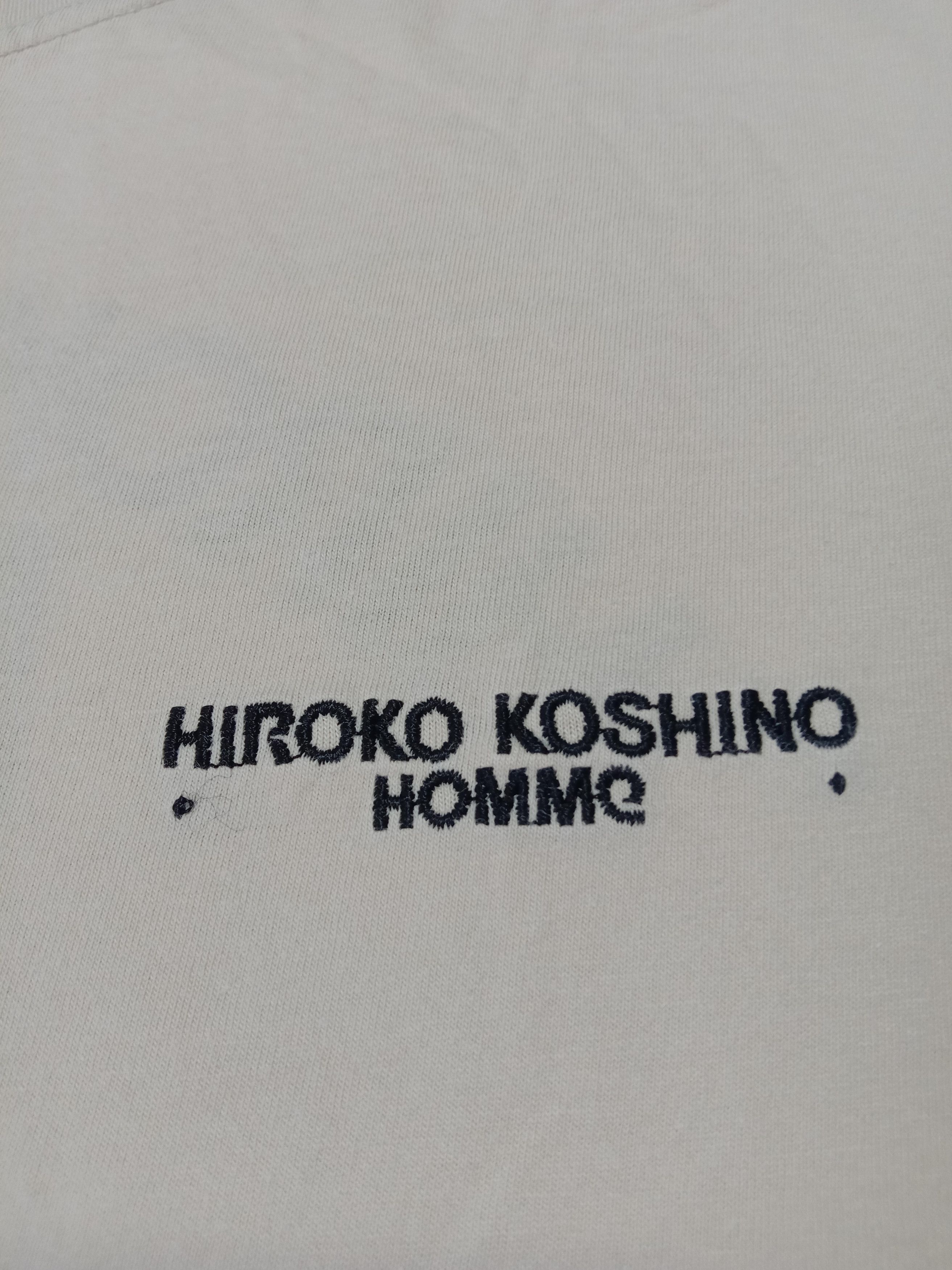 Hiroko Koshino Homme Vintage Hiroko Koshino Tee embroidered Size US M / EU 48-50 / 2 - 4 Thumbnail