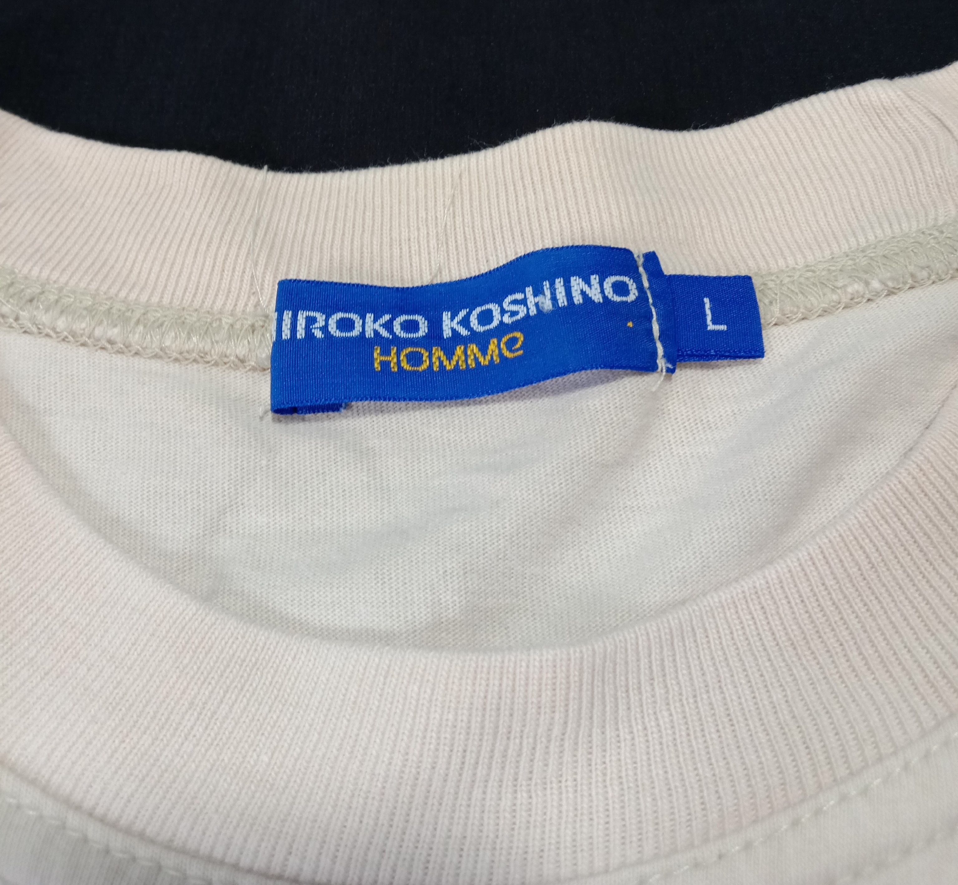 Hiroko Koshino Homme Vintage Hiroko Koshino Tee embroidered Size US M / EU 48-50 / 2 - 5 Thumbnail