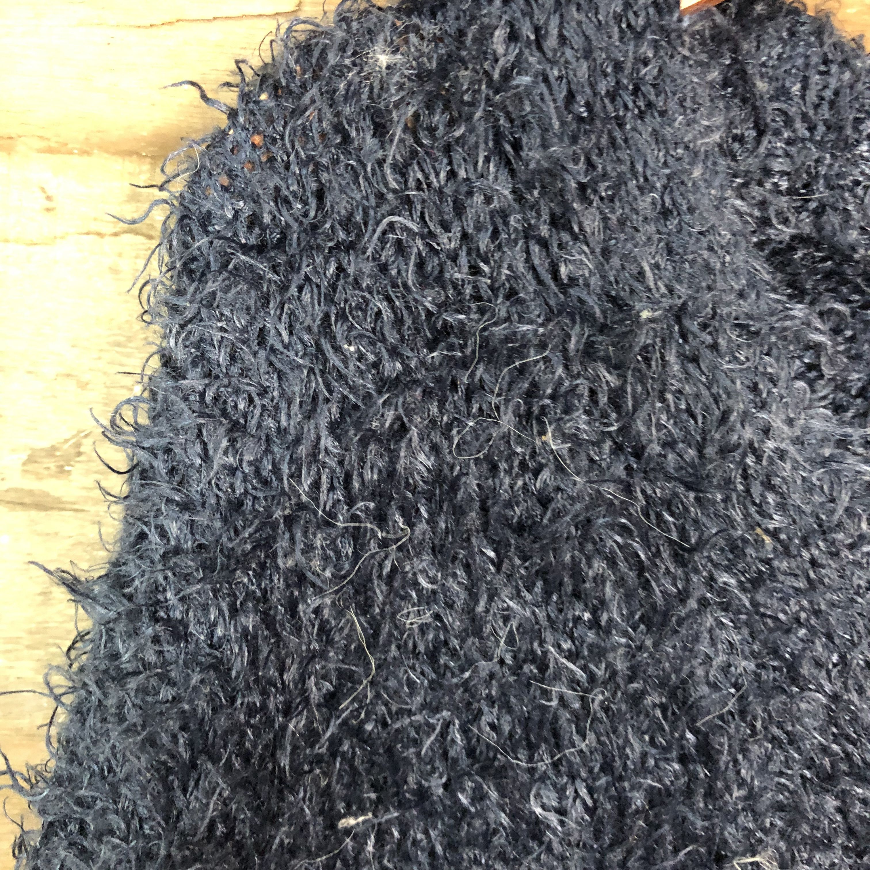 Japanese Brand DL Lowrys Farm Shag Shaggy Fur Mohair Knitwear #6717 Size US L / EU 52-54 / 3 - 6 Thumbnail