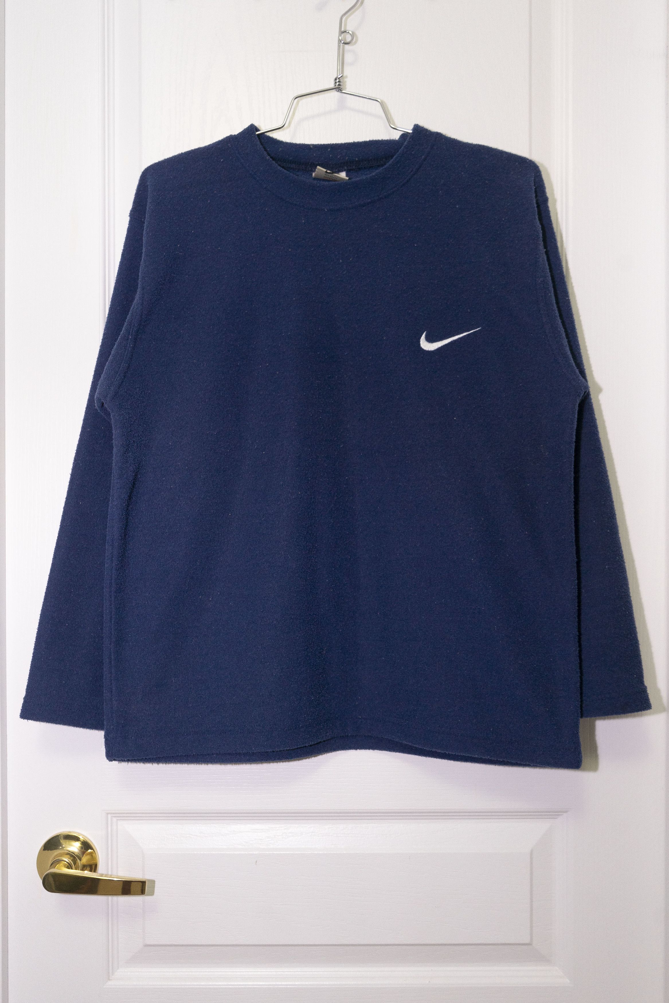 Nike Nike Fleece Embroidered Swoosh Sweater/Sweatshirt - Sz S Size US S / EU 44-46 / 1 - 1 Thumbnail