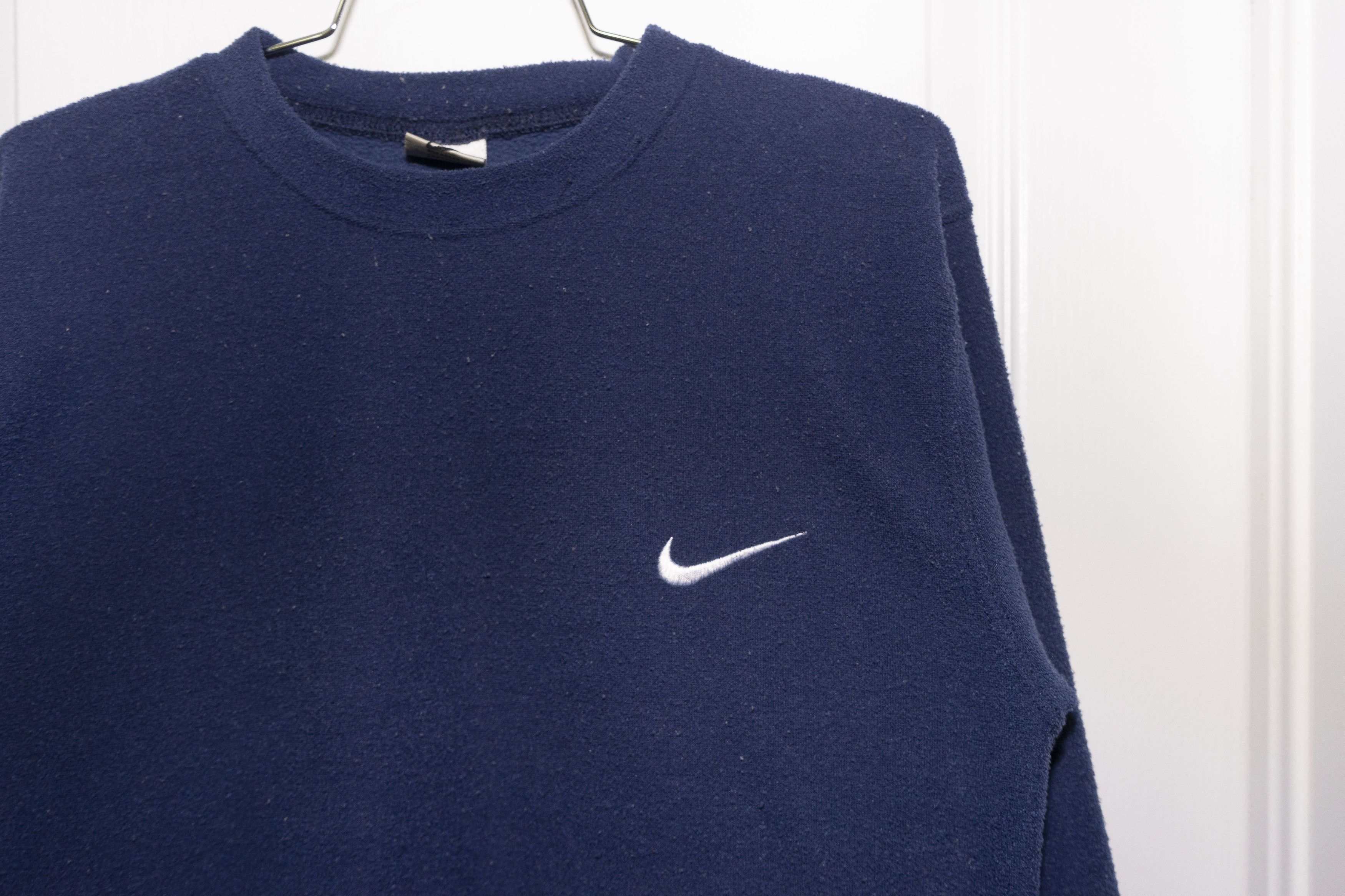 Nike Nike Fleece Embroidered Swoosh Sweater/Sweatshirt - Sz S Size US S / EU 44-46 / 1 - 5 Thumbnail