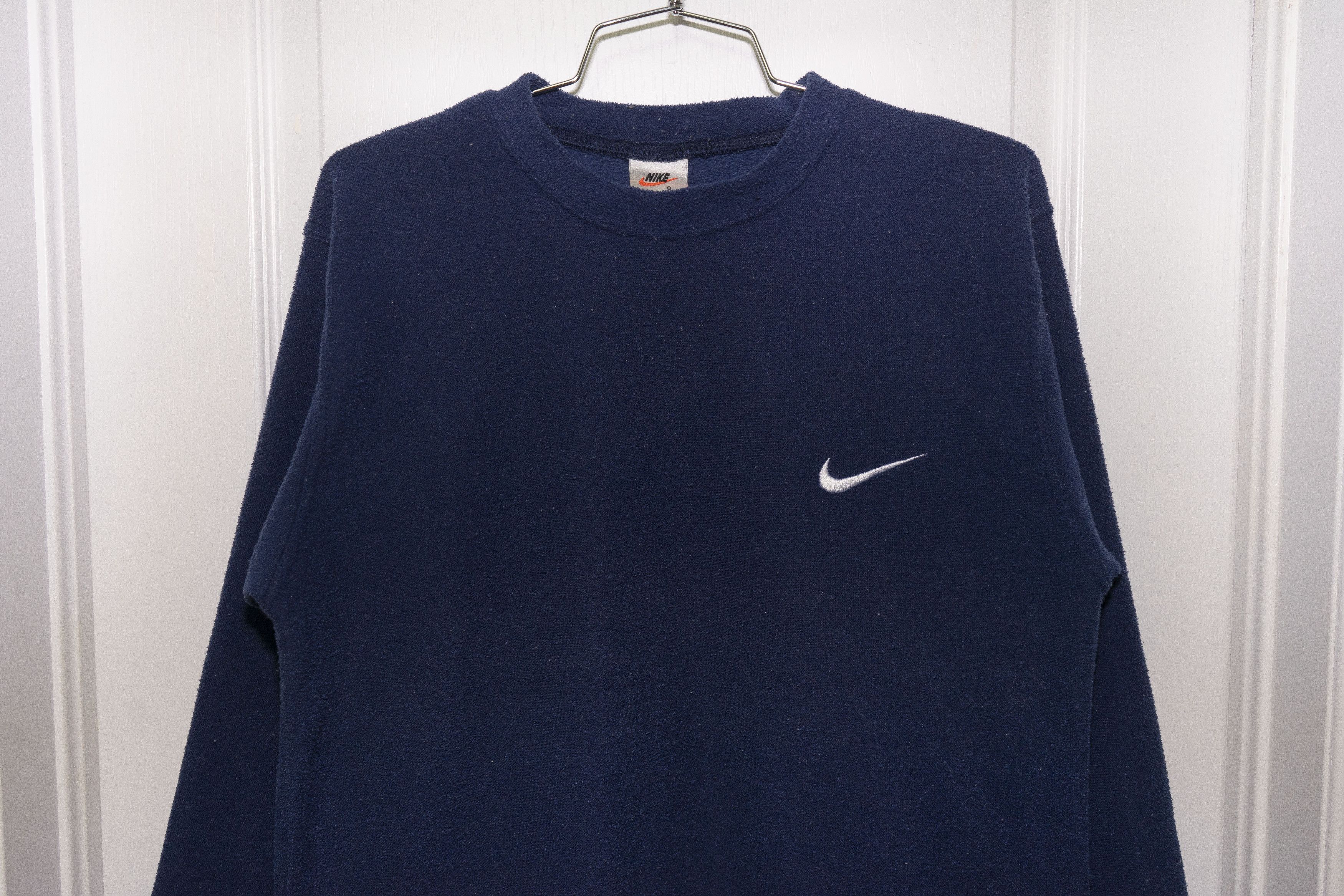 Nike Nike Fleece Embroidered Swoosh Sweater/Sweatshirt - Sz S Size US S / EU 44-46 / 1 - 3 Thumbnail