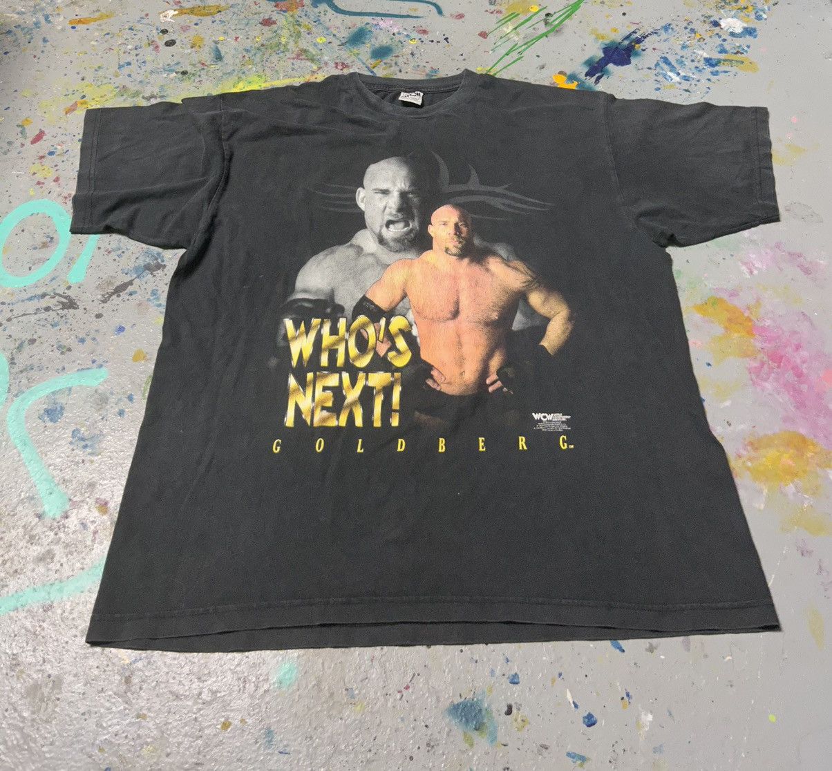 Vintage × WCW/nWo Vintage 1999 Goldberg WCW T-shirt Size US XL / EU 56 / 4 - 2 Thumbnail
