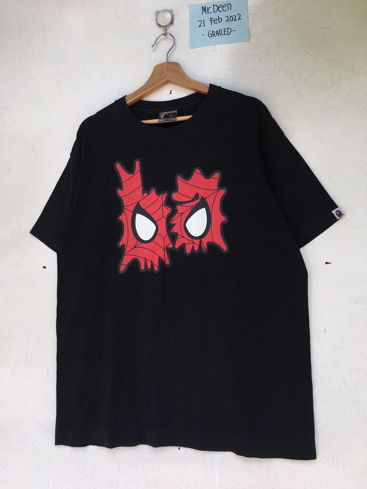 Bape Rare BAPE Spider-Man T-shirt Size US L / EU 52-54 / 3 - 4 Thumbnail