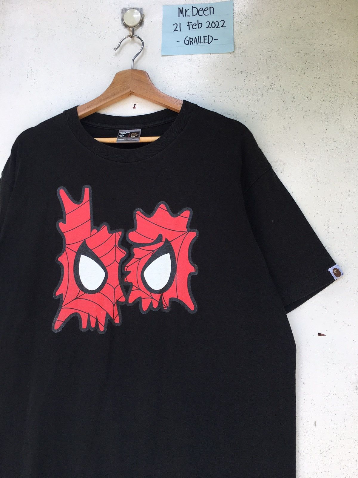 Bape Rare BAPE Spider-Man T-shirt Size US L / EU 52-54 / 3 - 6 Thumbnail