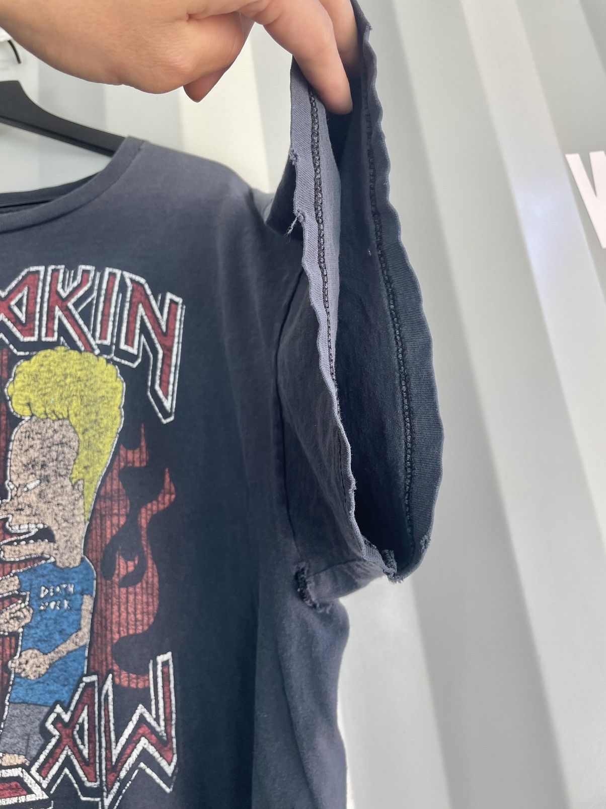 Vintage VTG Faded Beavis Butthead Breakin the Law Shirt Size US XL / EU 56 / 4 - 3 Thumbnail