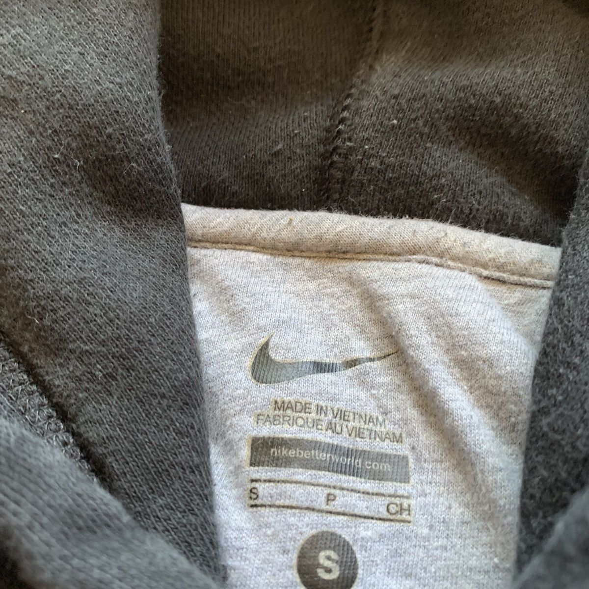 Nike Vintage 2000s Nike Embroidered Center Swoosh Hoodie Small Size US S / EU 44-46 / 1 - 4 Thumbnail