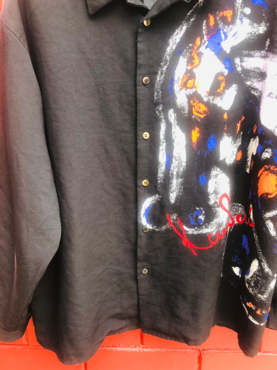 Japanese Brand Vintage Kansai Yamamoto Japanese Designer Fashion Style Size US L / EU 52-54 / 3 - 3 Thumbnail