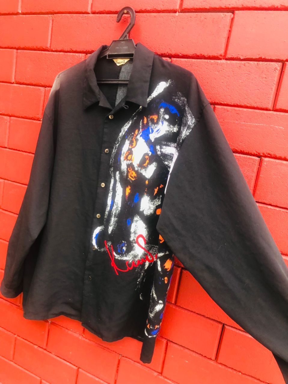 Japanese Brand Vintage Kansai Yamamoto Japanese Designer Fashion Style Size US L / EU 52-54 / 3 - 5 Thumbnail